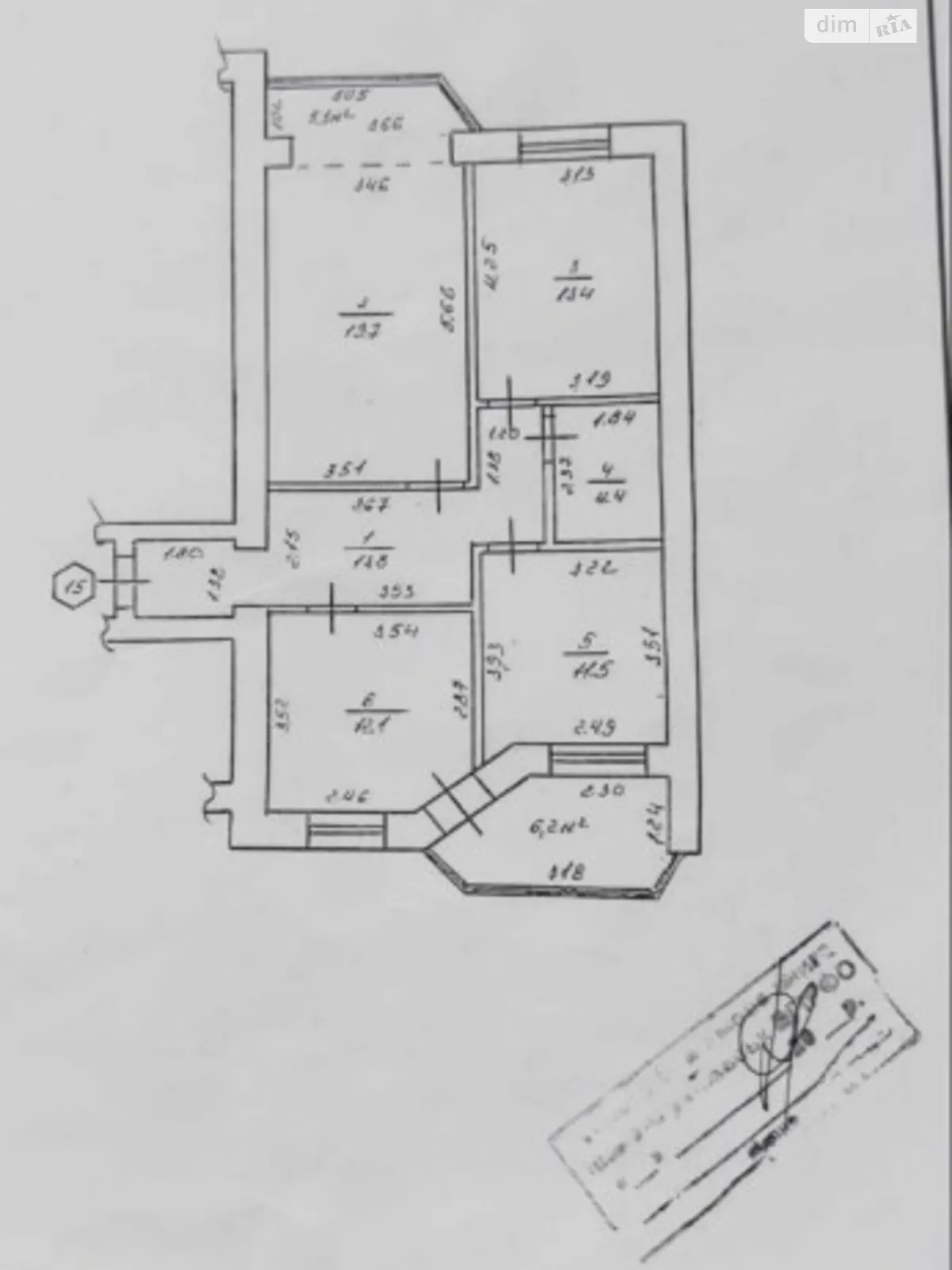 Продається 3-кімнатна квартира 85.2 кв. м у Івано-Франківську, вул. Дорошенка П. Гетьмана, 28