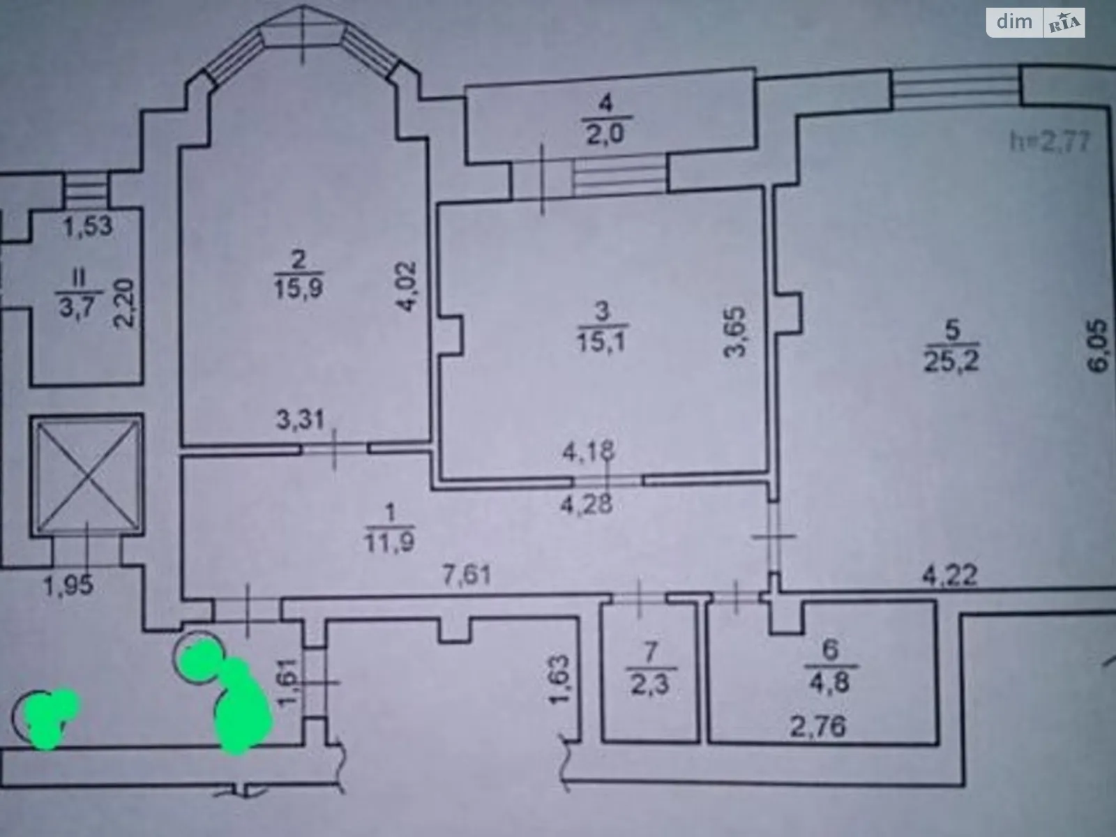 Продается 2-комнатная квартира 80 кв. м в Львове, ул. Батуринская - фото 1