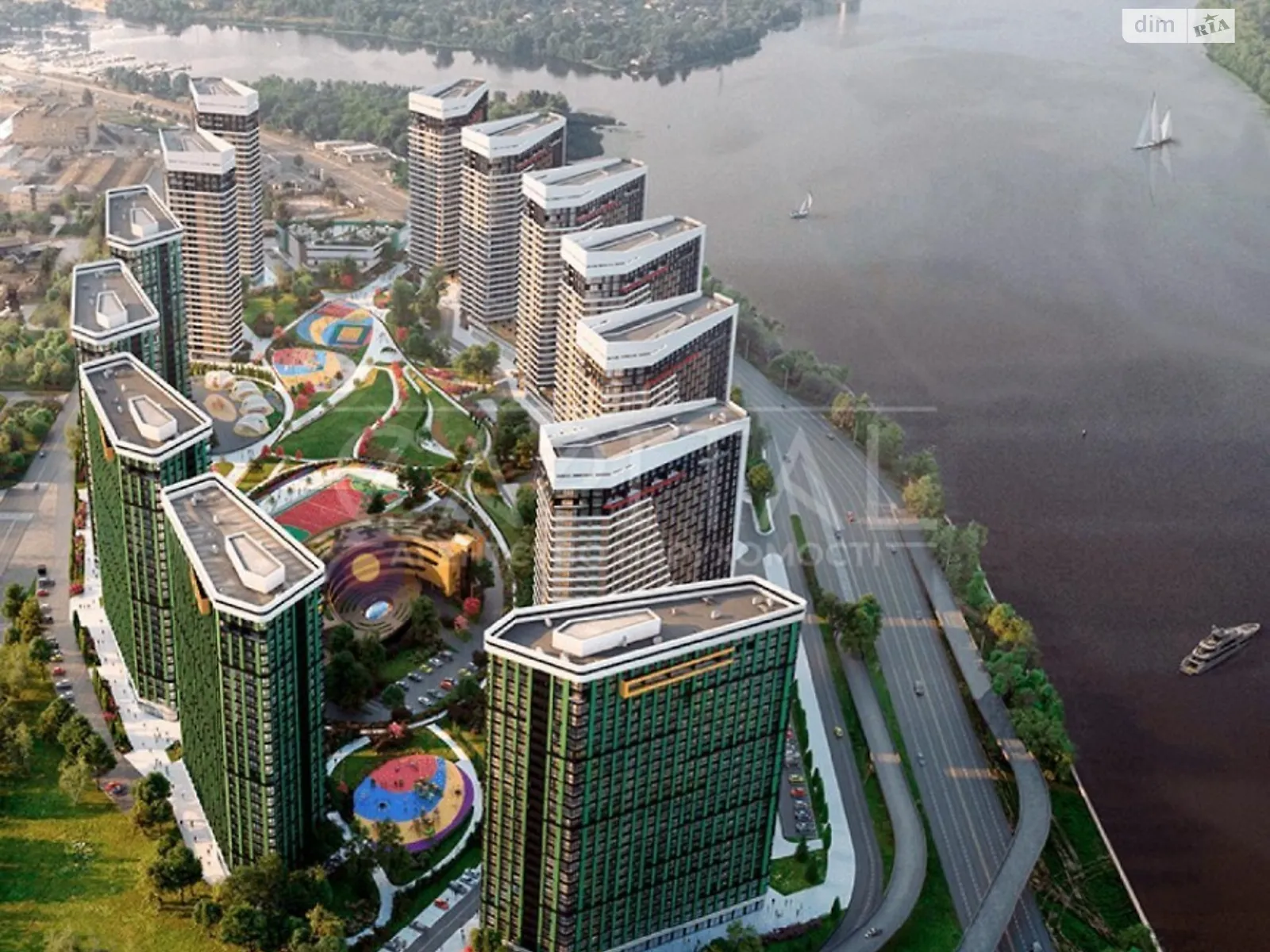 Продається 2-кімнатна квартира 82 кв. м у Києві, наб. Дніпровська - фото 1