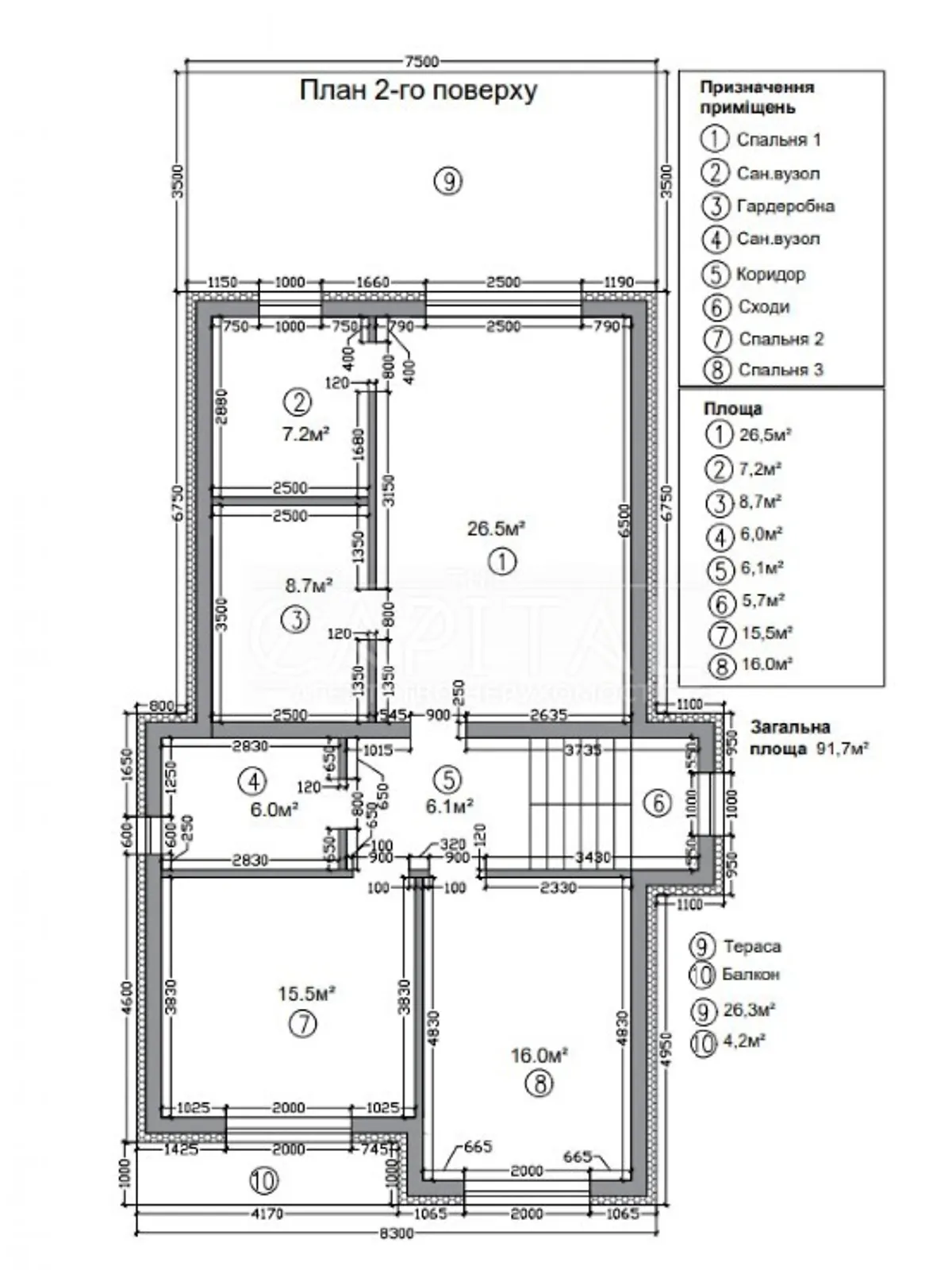 Продается дом на 2 этажа 182 кв. м с беседкой - фото 3