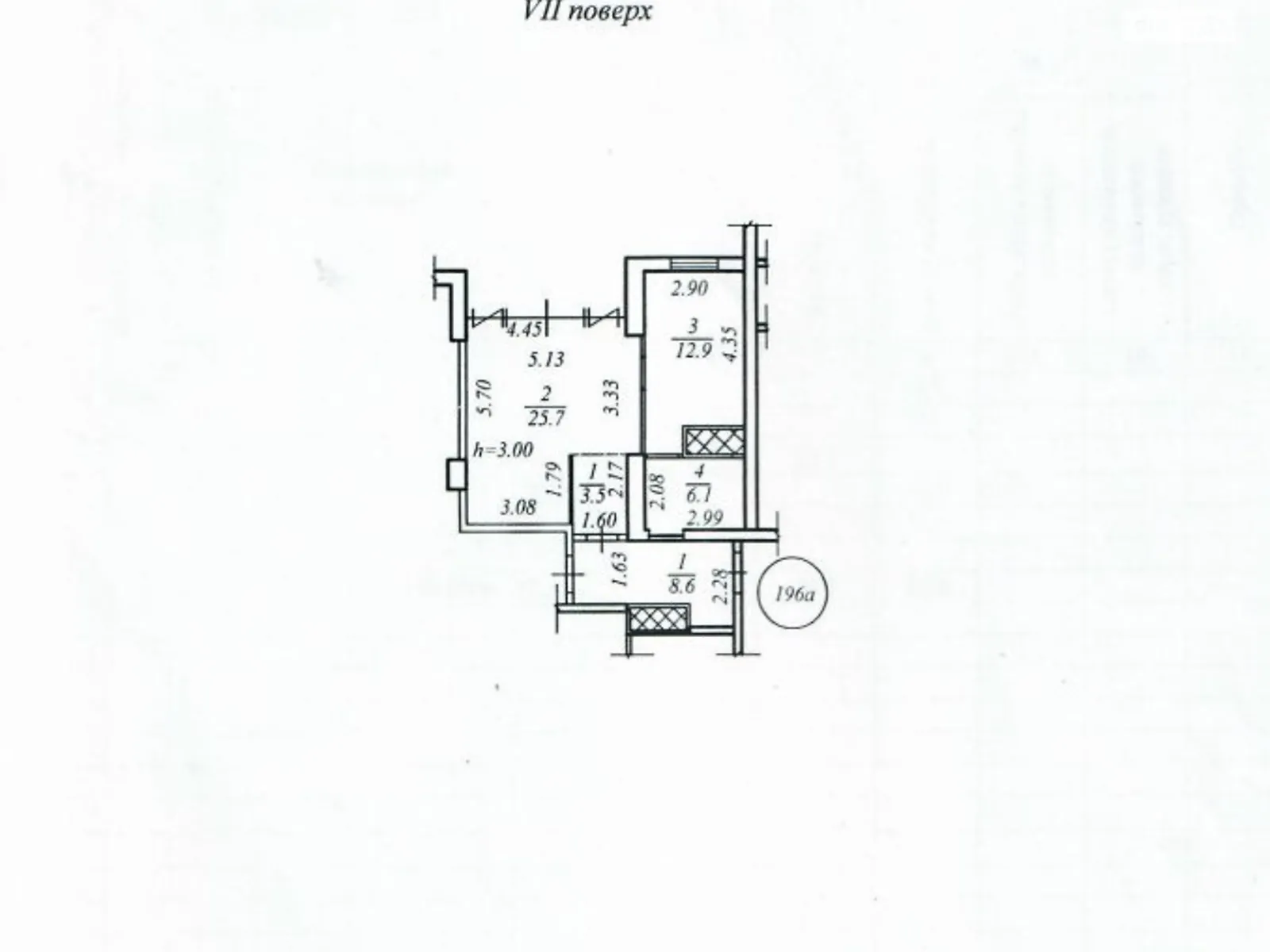 Продается 2-комнатная квартира 53 кв. м в Днепре, просп. Поля Александра, 16