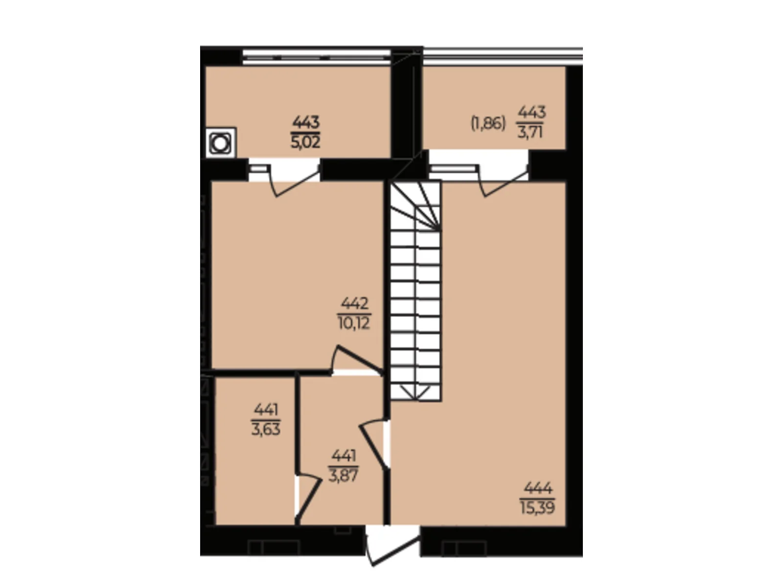 Продается 2-комнатная квартира 89.62 кв. м в Хмельницком, цена: 60053 $