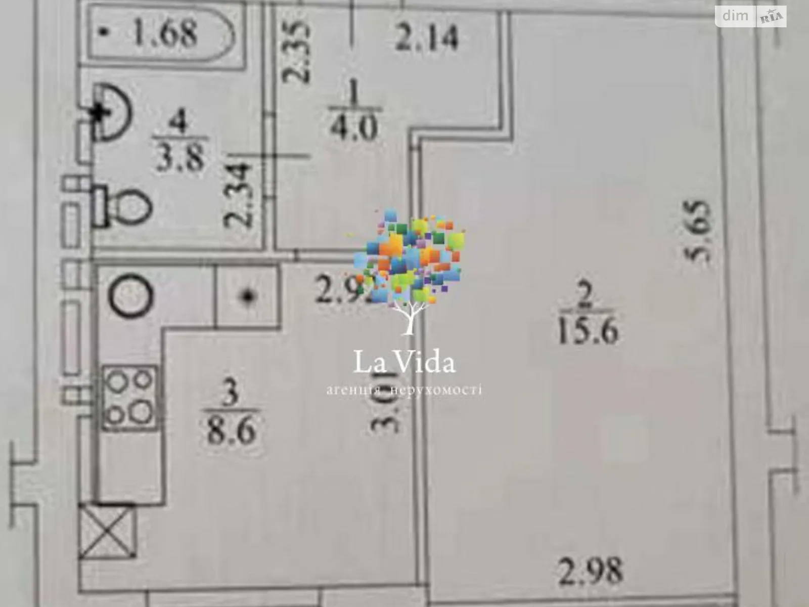 Продається 1-кімнатна квартира 32 кв. м у Петропавлівській Борщагівці, вул. Садова