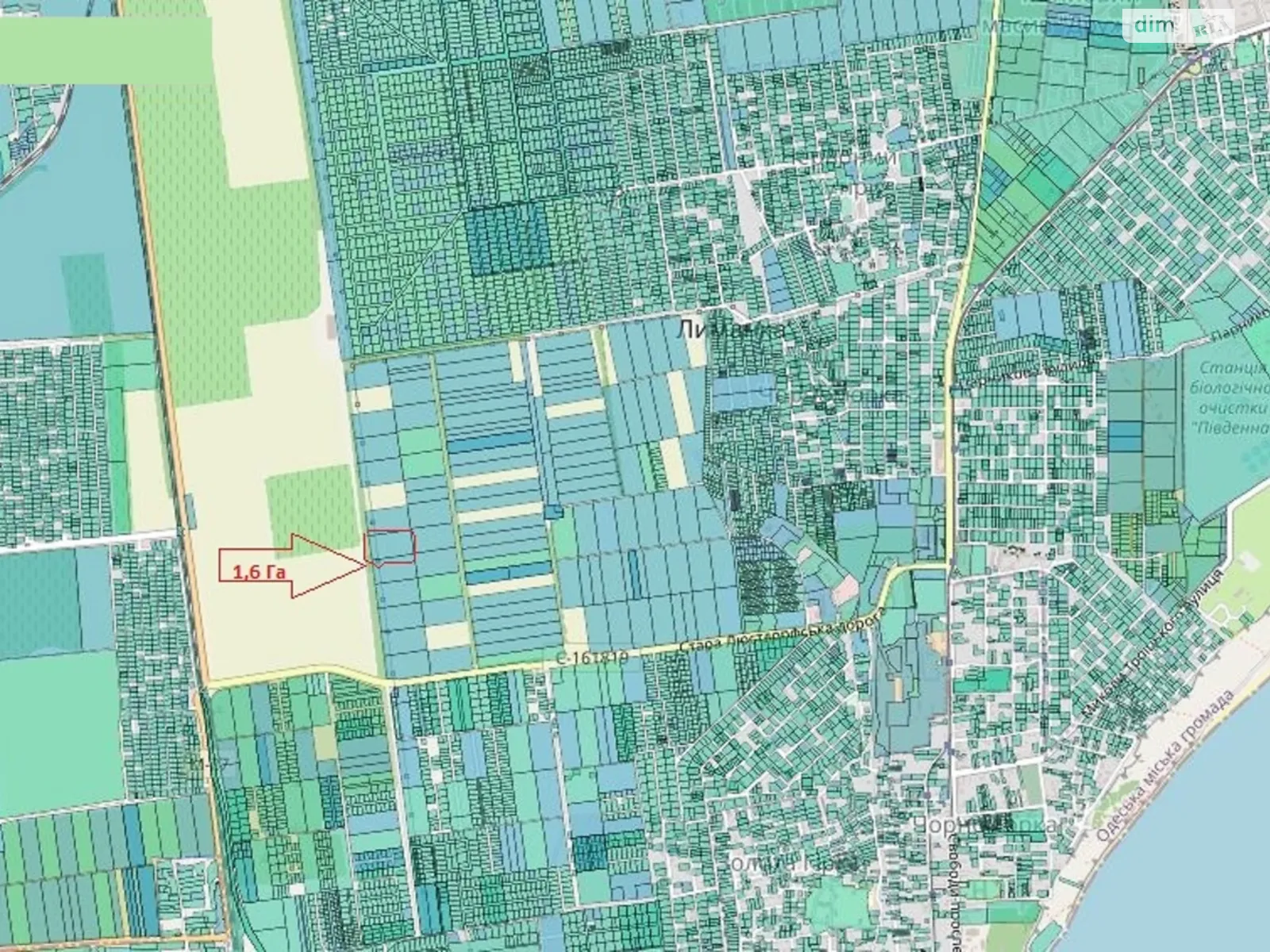 Продается земельный участок 161 соток в Одесской области, цена: 199000 $ - фото 1