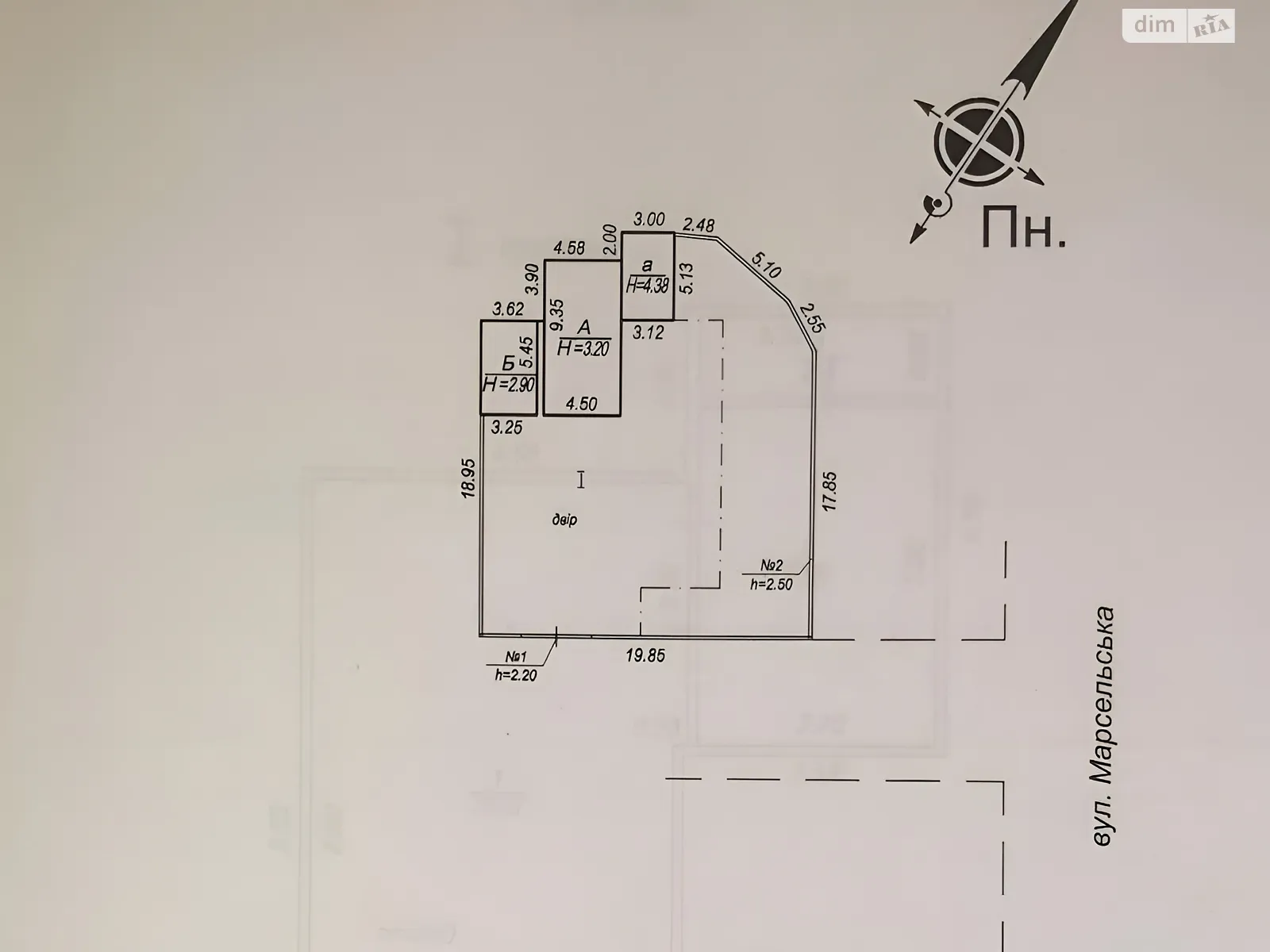 Продається об'єкт сфери послуг 446 кв. м в 1-поверховій будівлі, цена: 55000 $