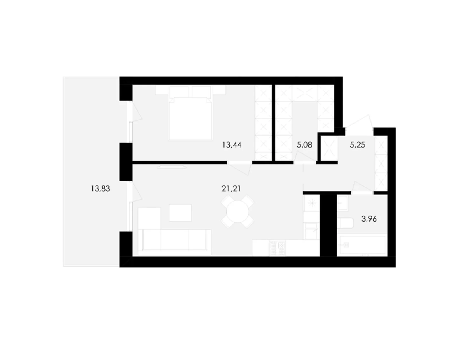 Продается 1-комнатная квартира 53 кв. м в Львове, ул. Замарстиновская, 76 - фото 1