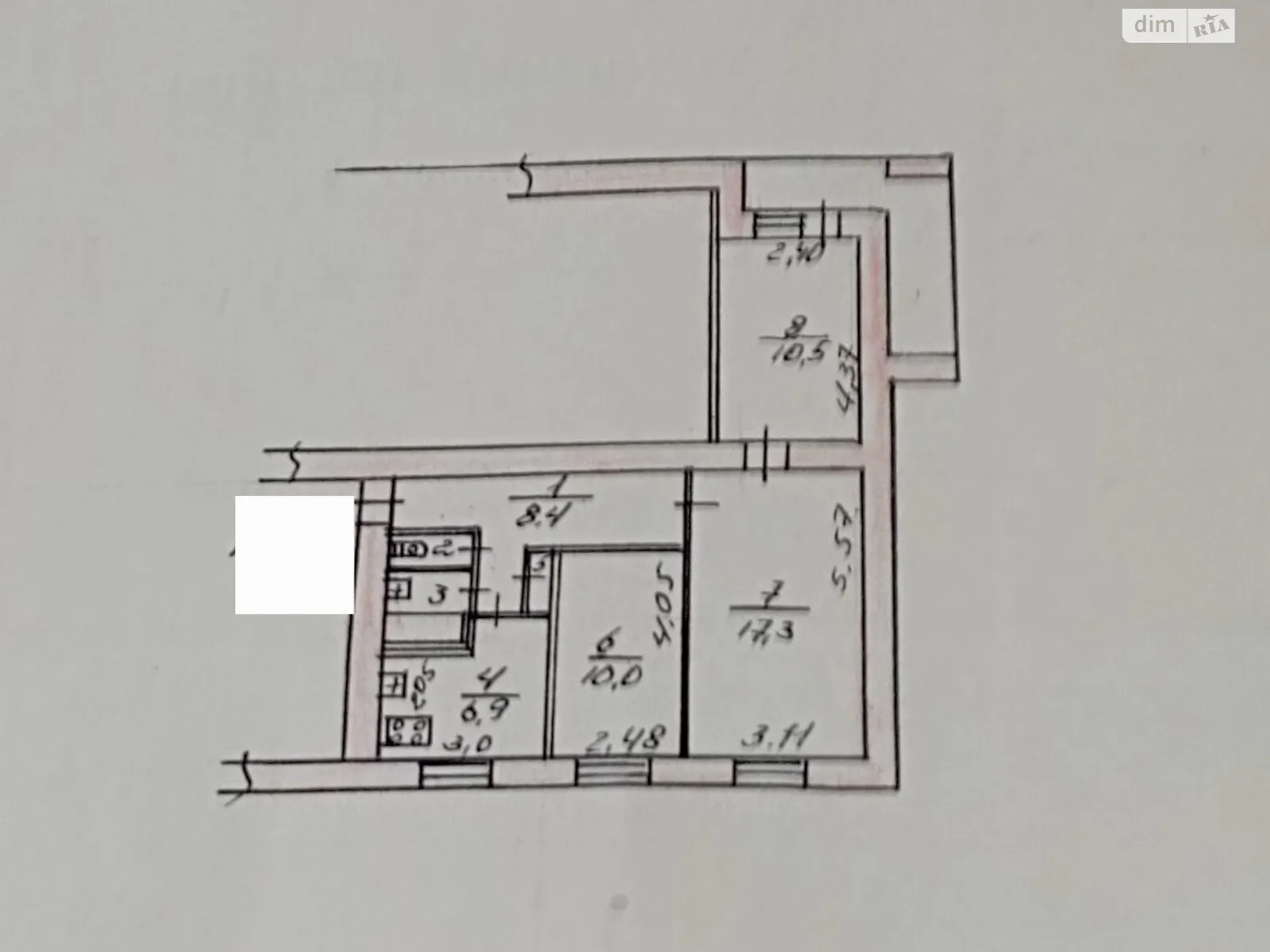 Продается 3-комнатная квартира 57 кв. м в Николаеве, просп. Мира - фото 1