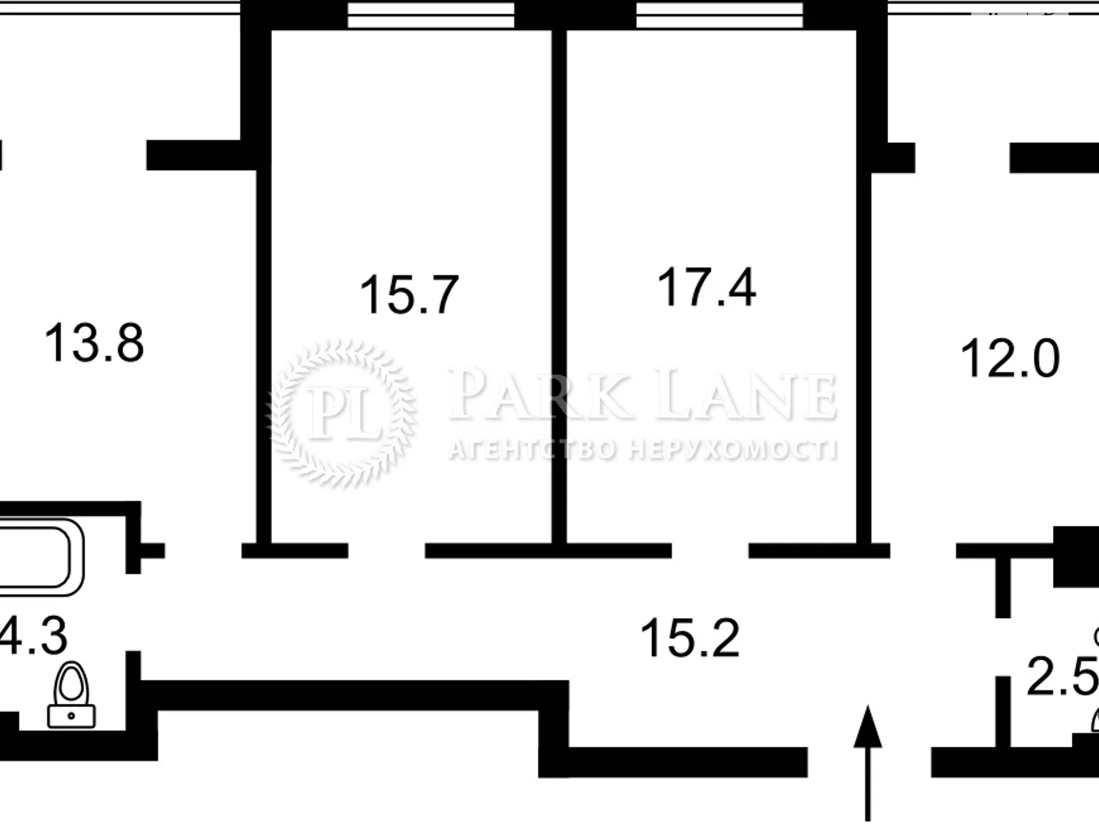 Продается 3-комнатная квартира 90 кв. м в Киеве, ул. Кудрявская, 24А