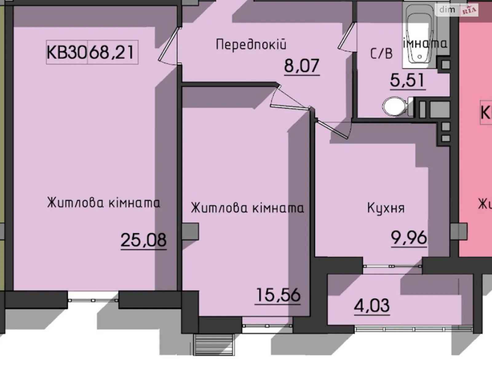 Продается 2-комнатная квартира 68.21 кв. м в Одессе - фото 2