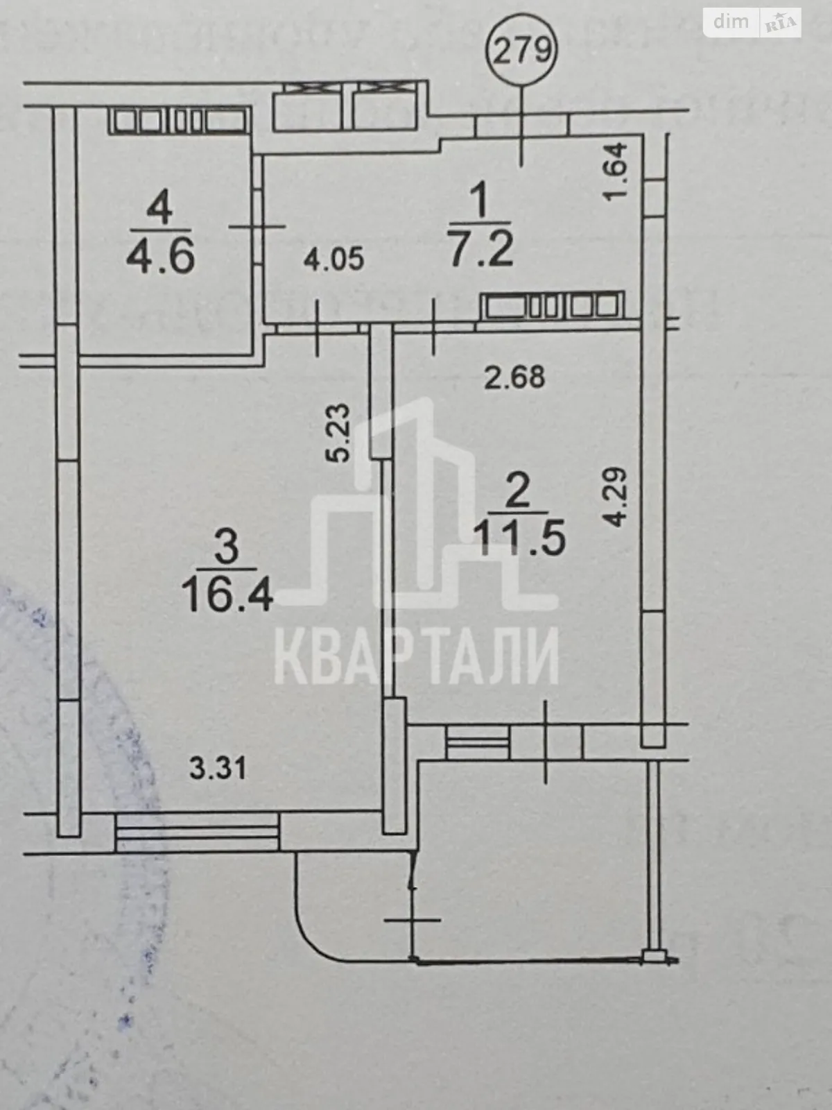 Продається 1-кімнатна квартира 46 кв. м у Києві - фото 3