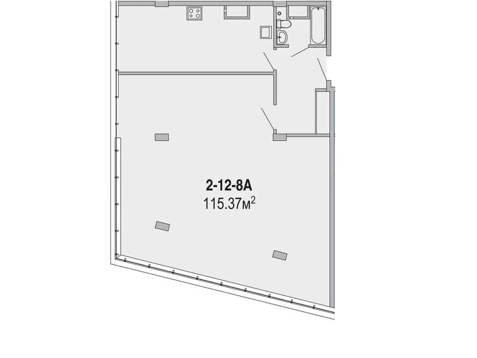 Продается 3-комнатная квартира 115.37 кв. м в Днепре, цена: 206512 $