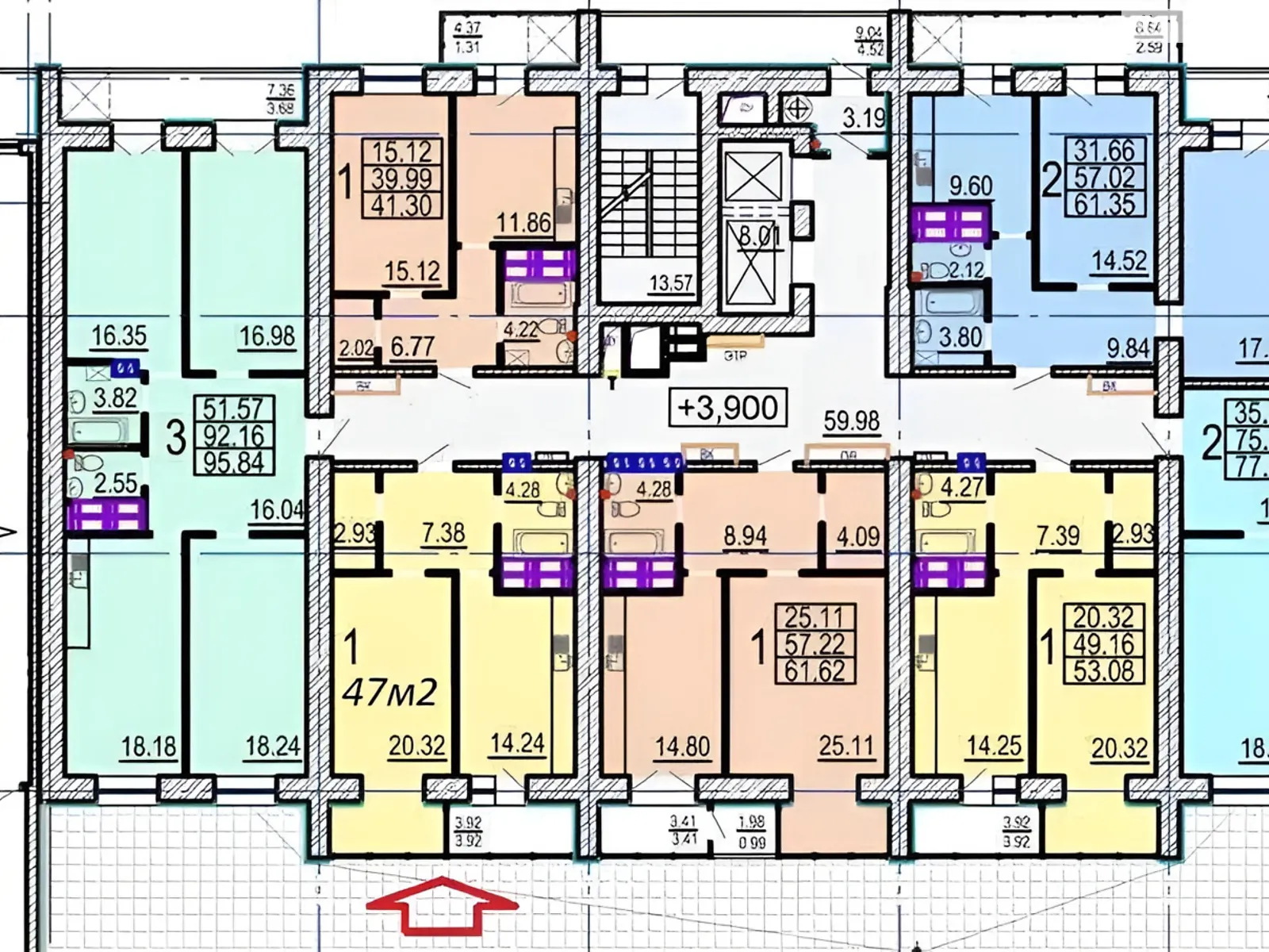 Продается 1-комнатная квартира 47 кв. м в Харькове, ул. Клочковская, 98А