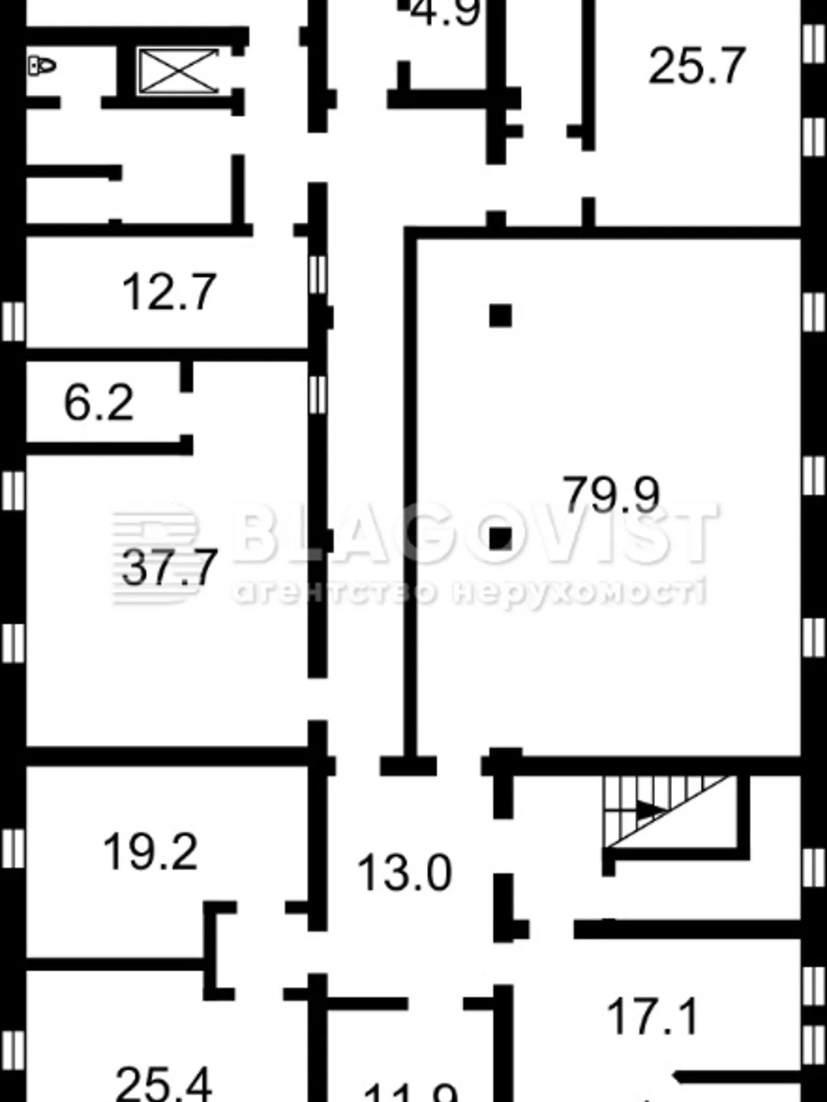 Продается помещения свободного назначения 1830 кв. м в 4-этажном здании - фото 3