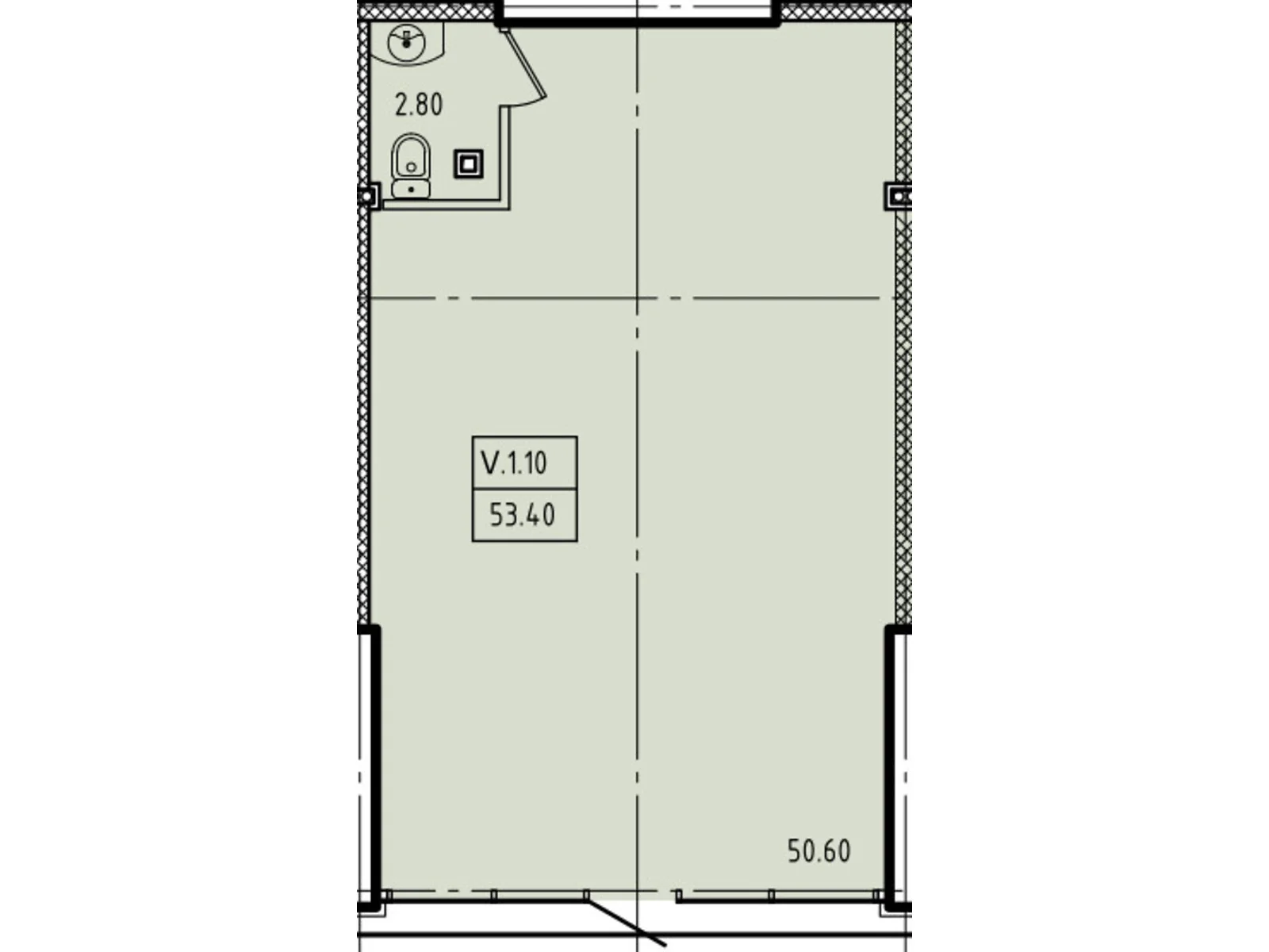 Продается офис 53.4 кв. м в бизнес-центре, цена: 82770 $