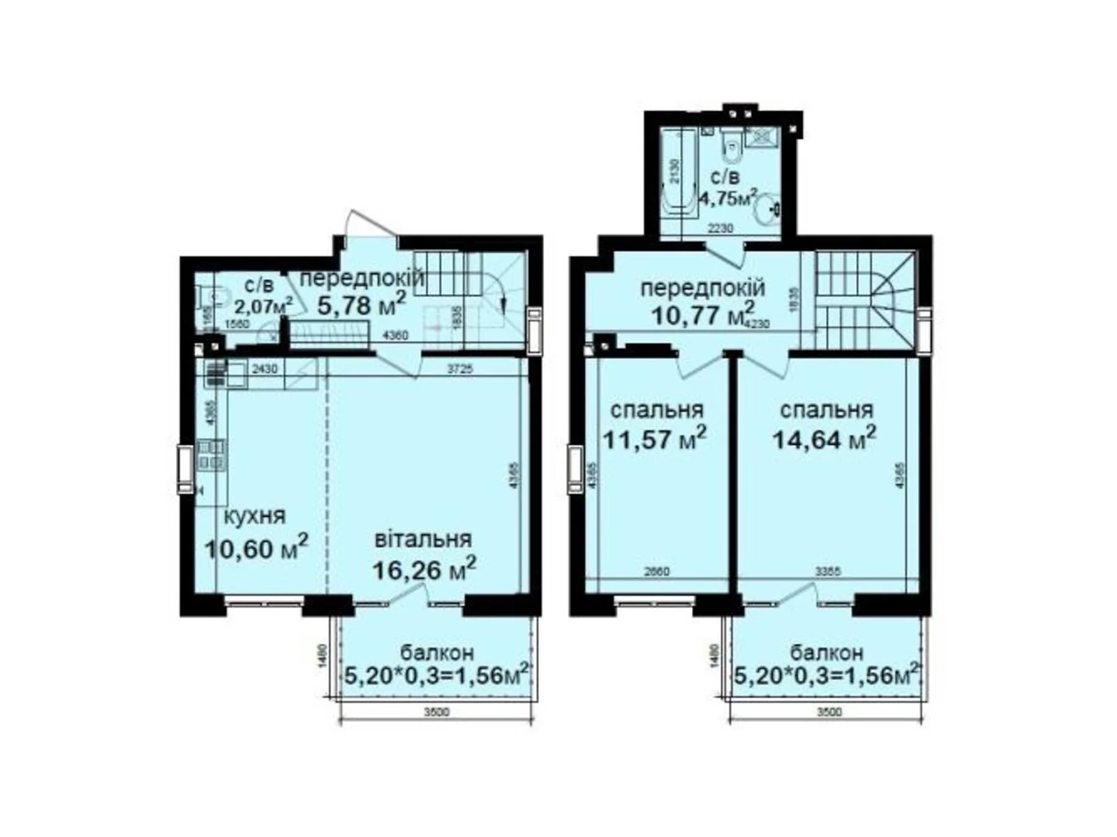 Продается 3-комнатная квартира 79.56 кв. м в Киеве, ул. Метрологическая, 148