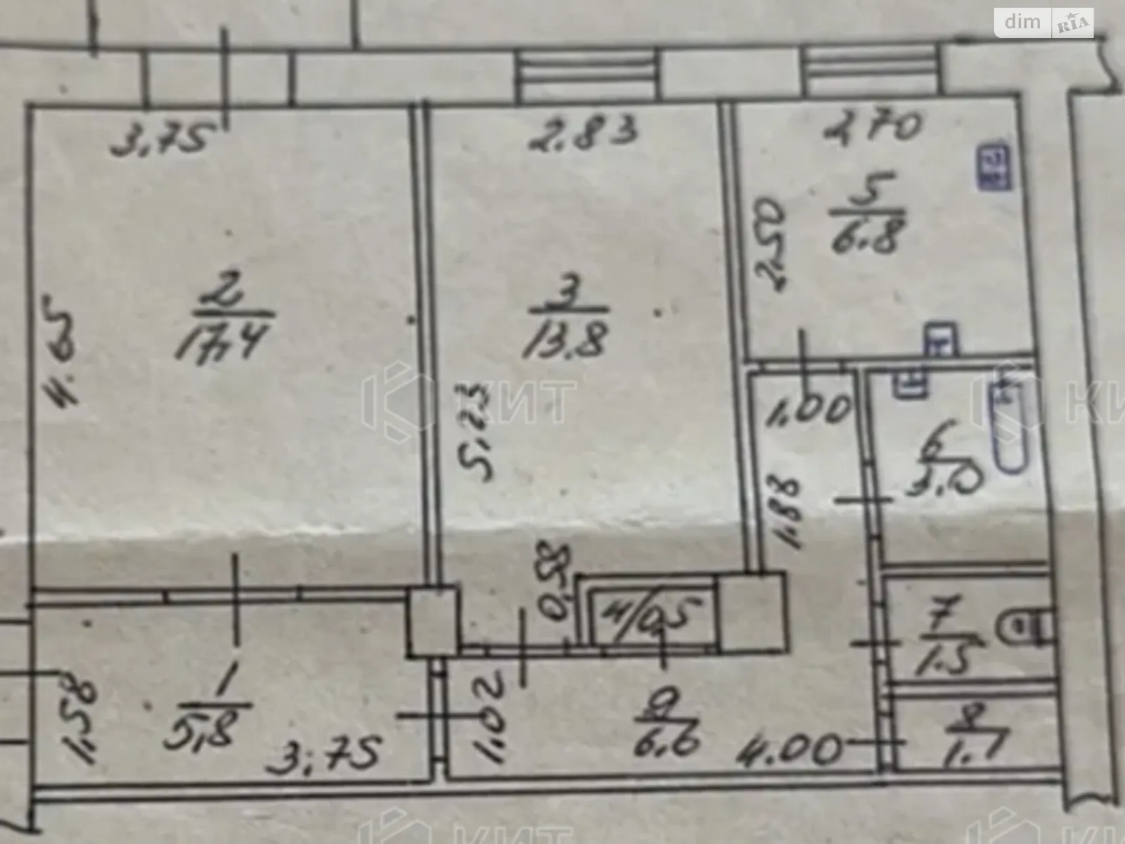 Продається 2-кімнатна квартира 57 кв. м у Харкові, цена: 40500 $ - фото 1