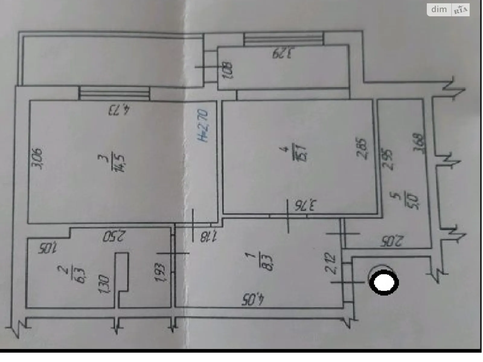 Продается 1-комнатная квартира 54 кв. м в Виннице, ул. Академика Заболотного