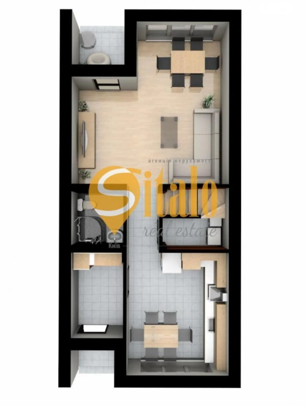 Продается дом на 2 этажа 105 кв. м с бассейном - фото 3