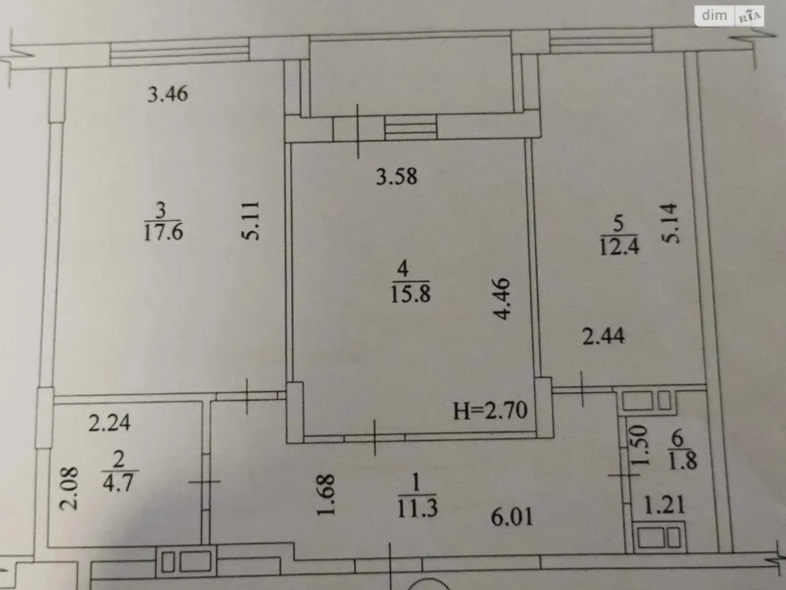 Продается 2-комнатная квартира 65 кв. м в Харькове, просп. Героев Харькова(Московский), 144 - фото 1