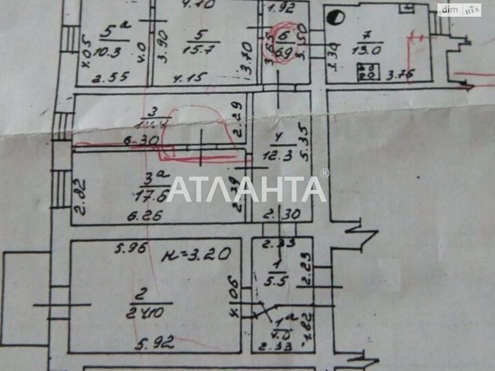 Продается 5-комнатная квартира 185 кв. м в Одессе, пер. Воронцовский