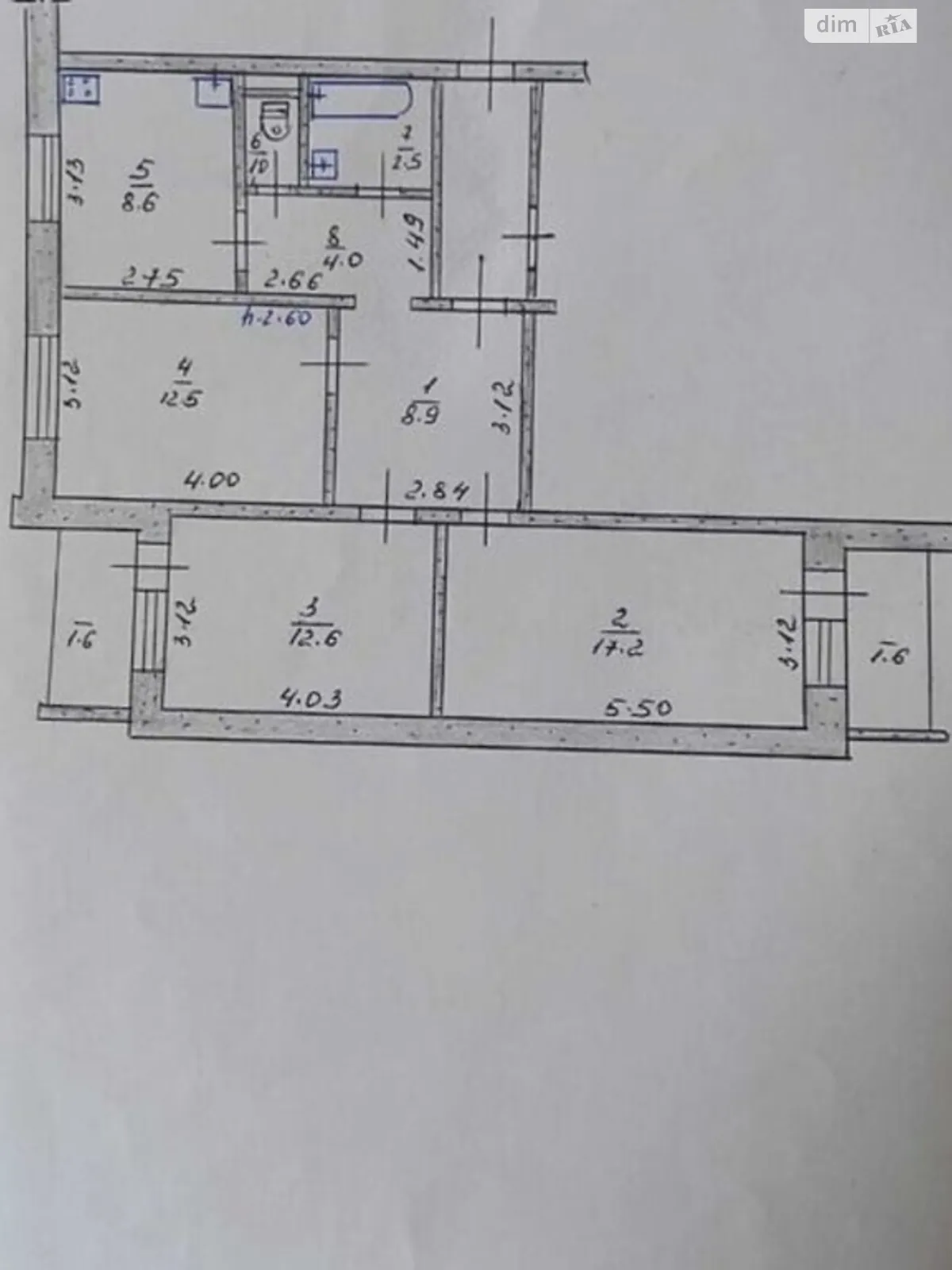 Продается 3-комнатная квартира 68 кв. м в Хмельницком, ул. Кармелюка