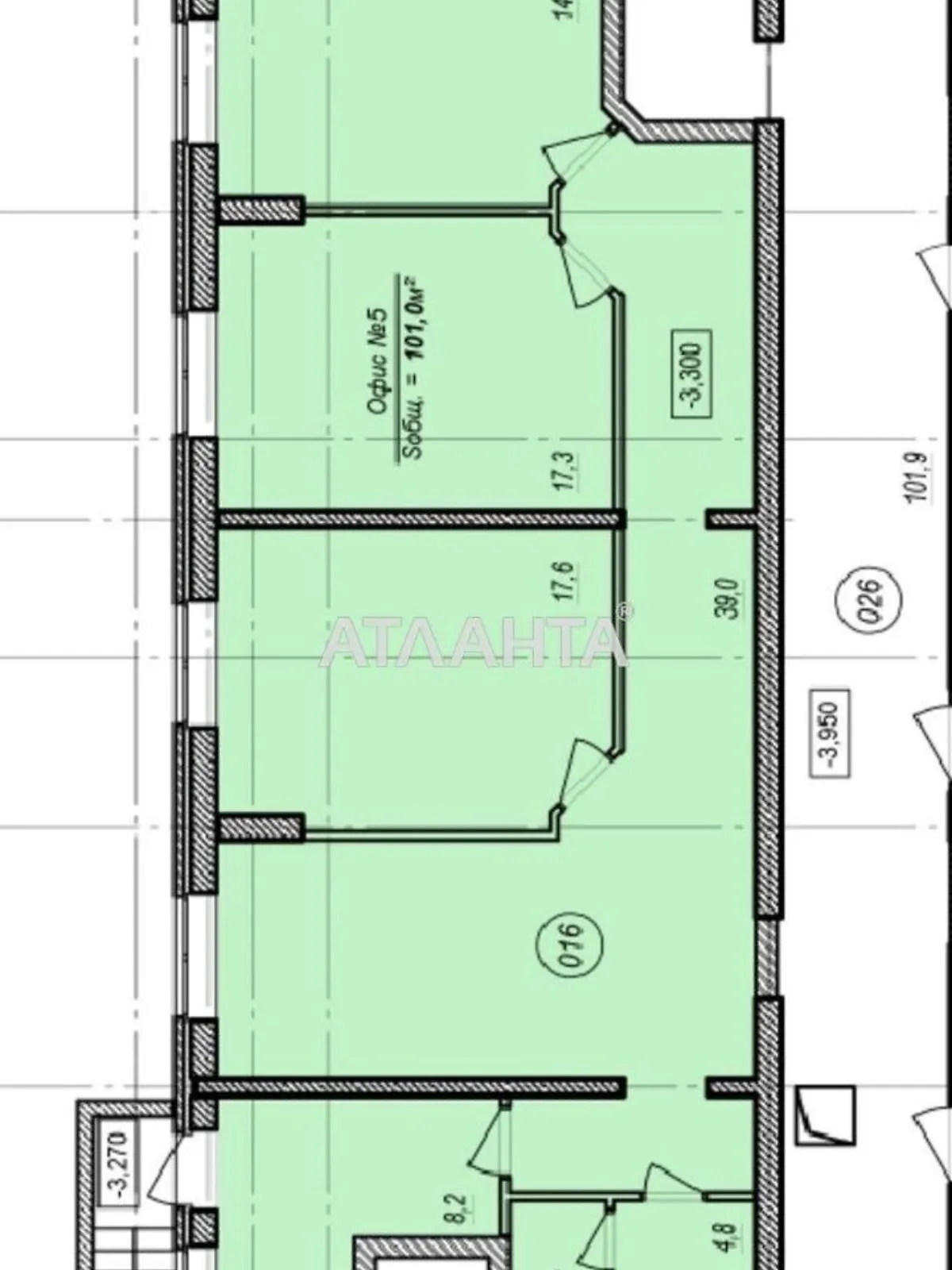 Продається офіс 100 кв. м в бізнес-центрі, цена: 104000 $