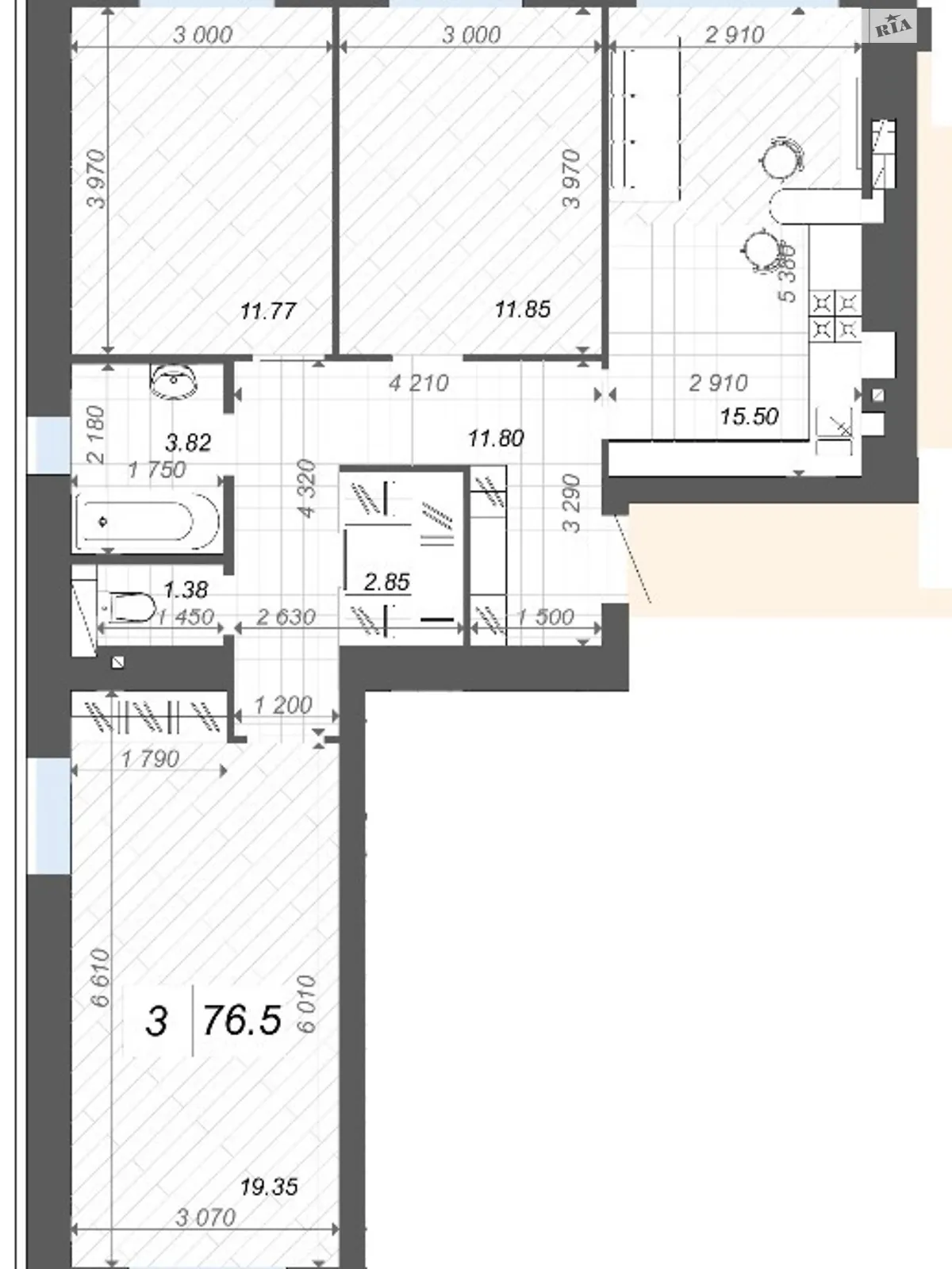 Продается 1-комнатная квартира 78 кв. м в Ирпене, ул. Павленко, 58В - фото 1