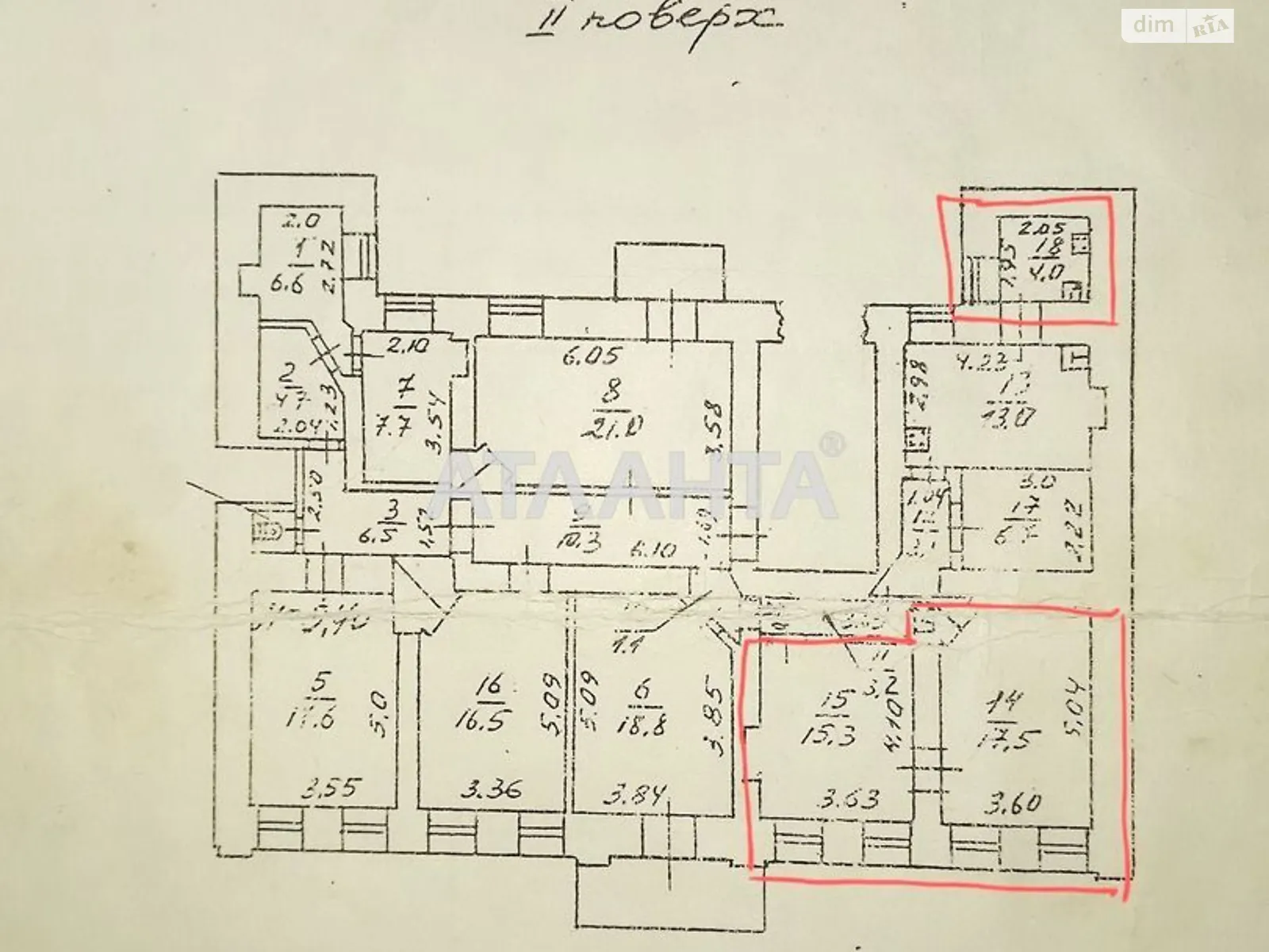 Продается комната 37 кв. м в Одессе, цена: 21000 $ - фото 1