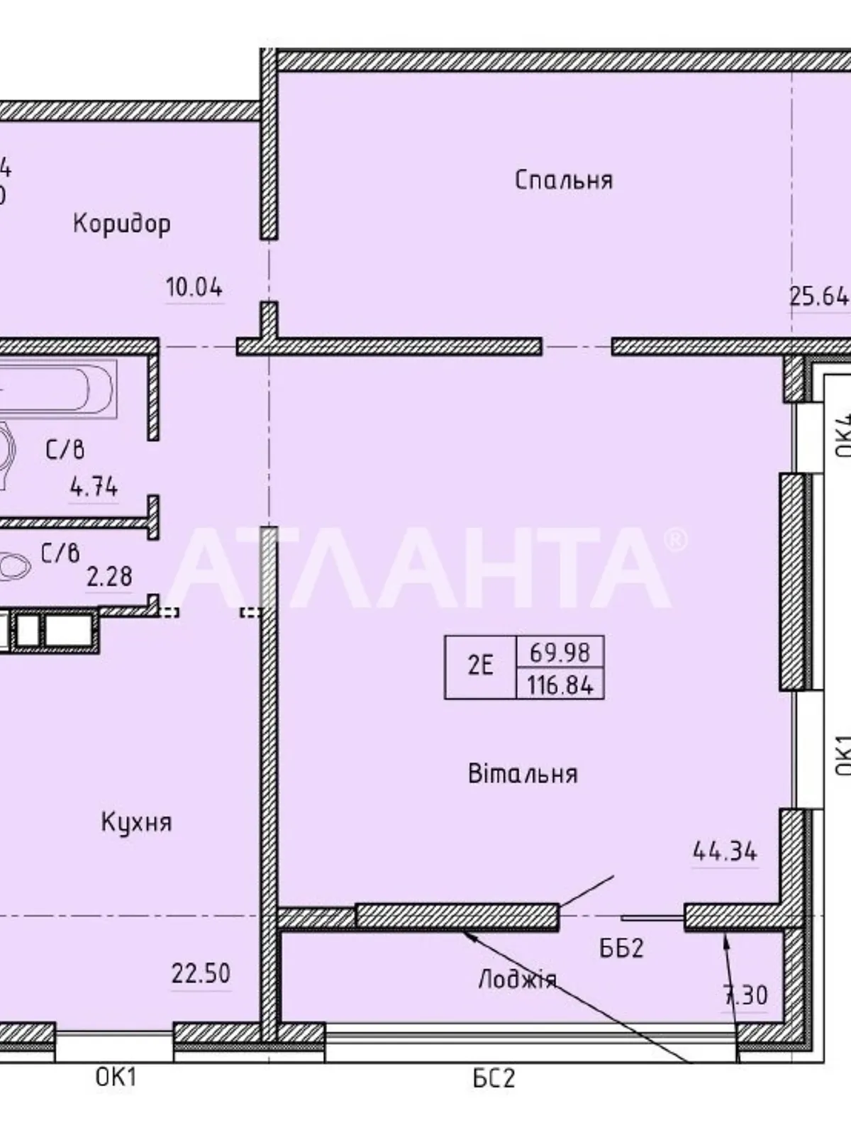 Продається 3-кімнатна квартира 117 кв. м у Одесі, просп. Шевченка, 31