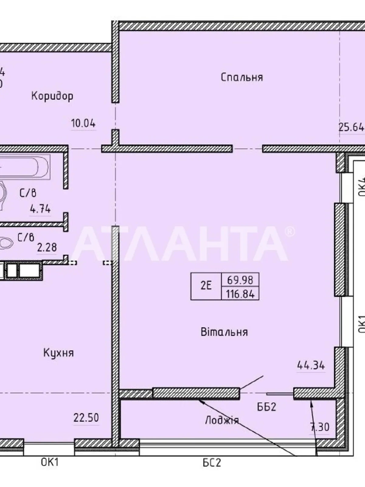 Продается 3-комнатная квартира 117 кв. м в Одессе, просп. Шевченко, 31