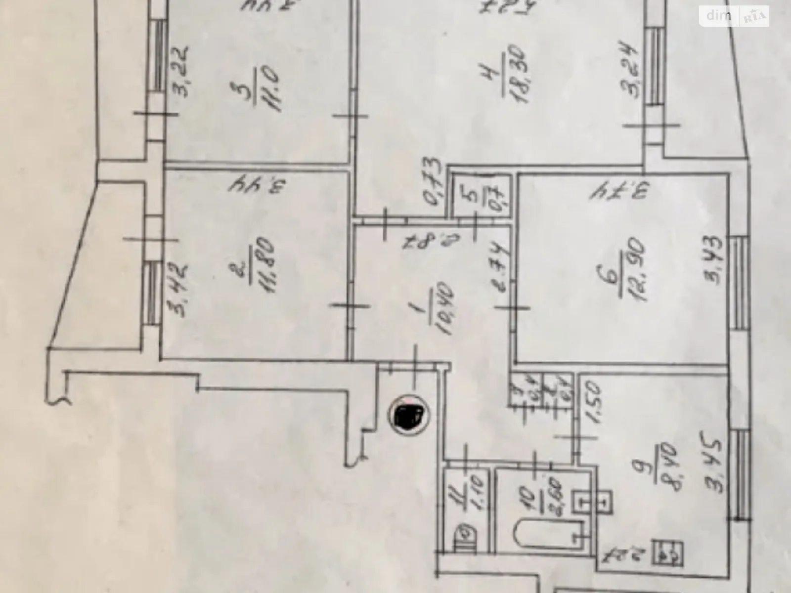 Продается 4-комнатная квартира 83 кв. м в Харькове, ул. Полевая, 6