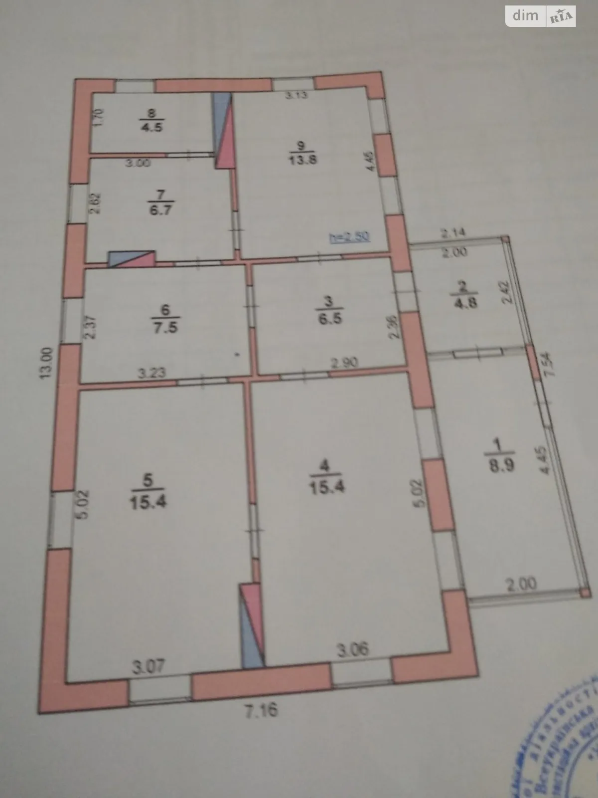 Продается одноэтажный дом 84 кв. м с балконом, цена: 26500 $