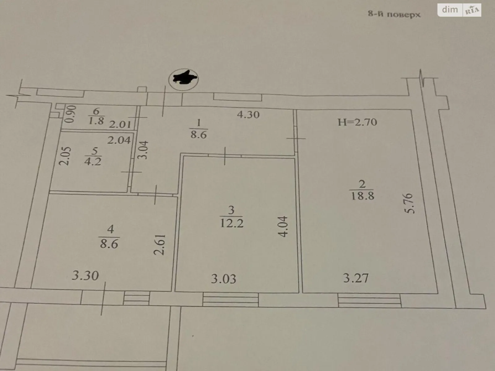 Продается 2-комнатная квартира 56 кв. м в Харькове, цена: 51000 $