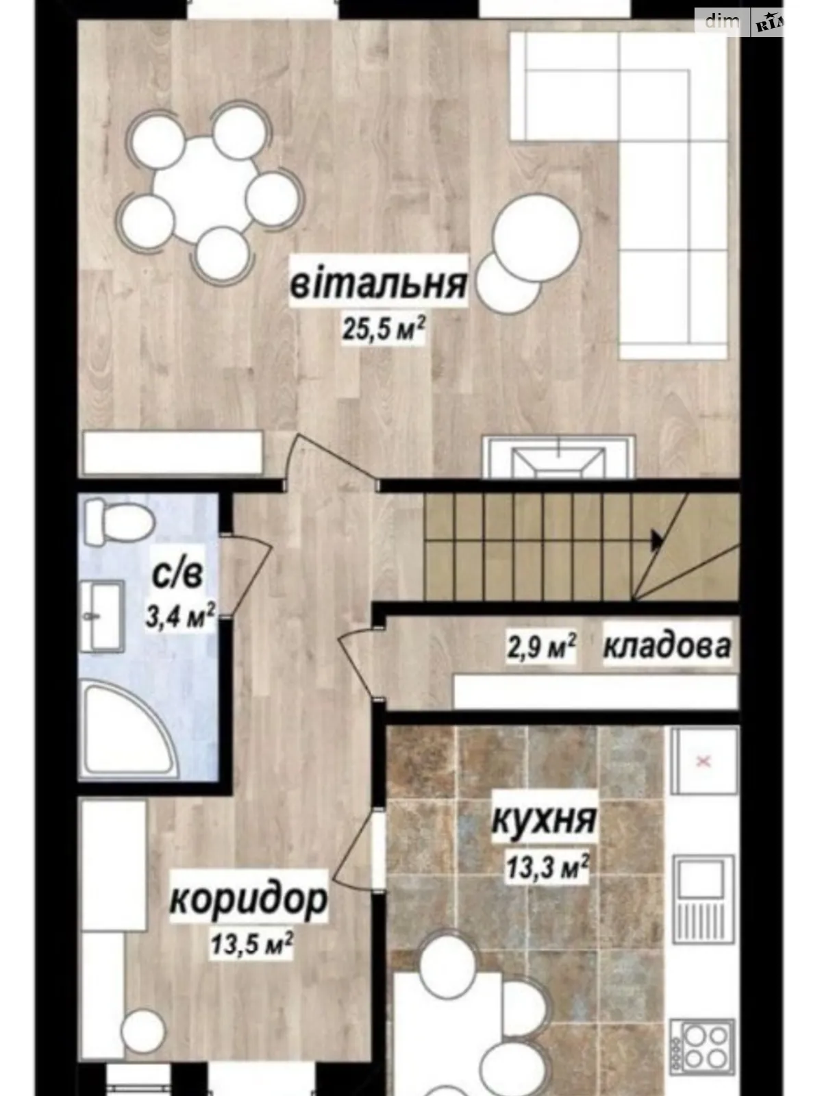 Продается дом на 2 этажа 120 кв. м с подвалом - фото 2