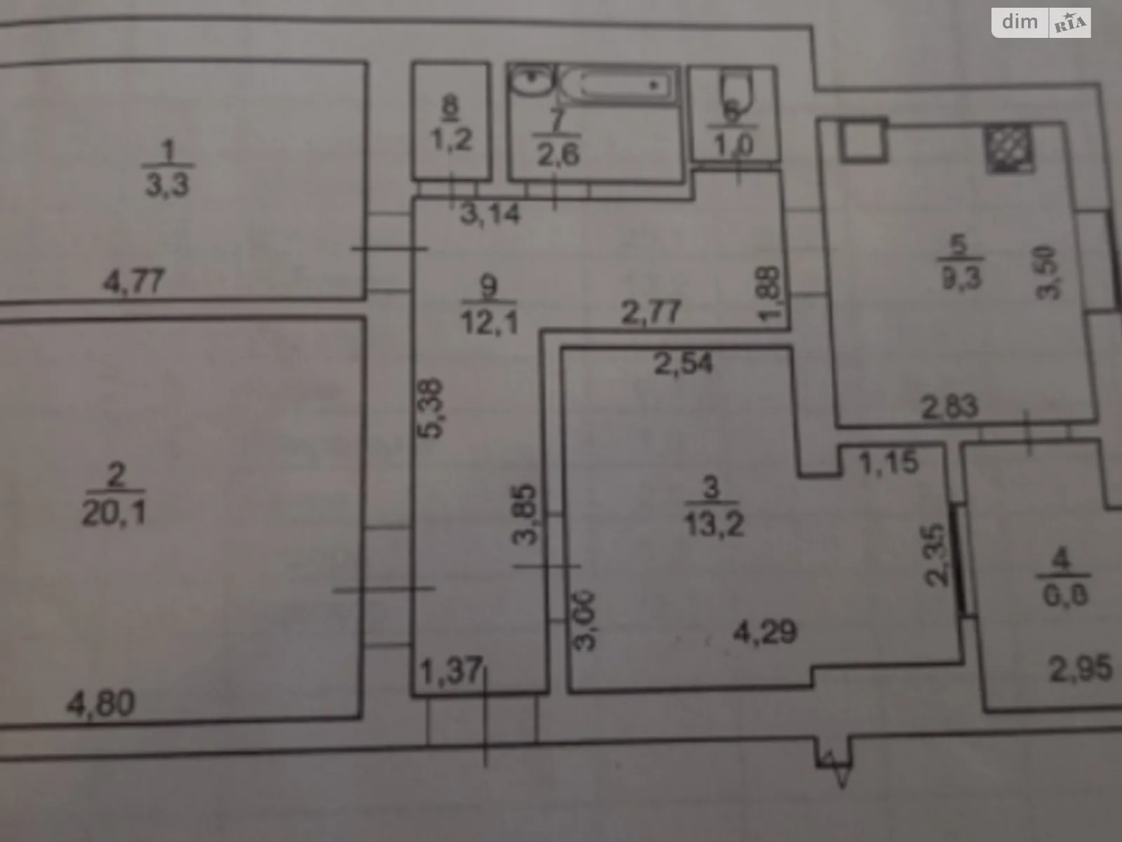 Продається 3-кімнатна квартира 79.6 кв. м у Одесі, вул. Ковальська - фото 1