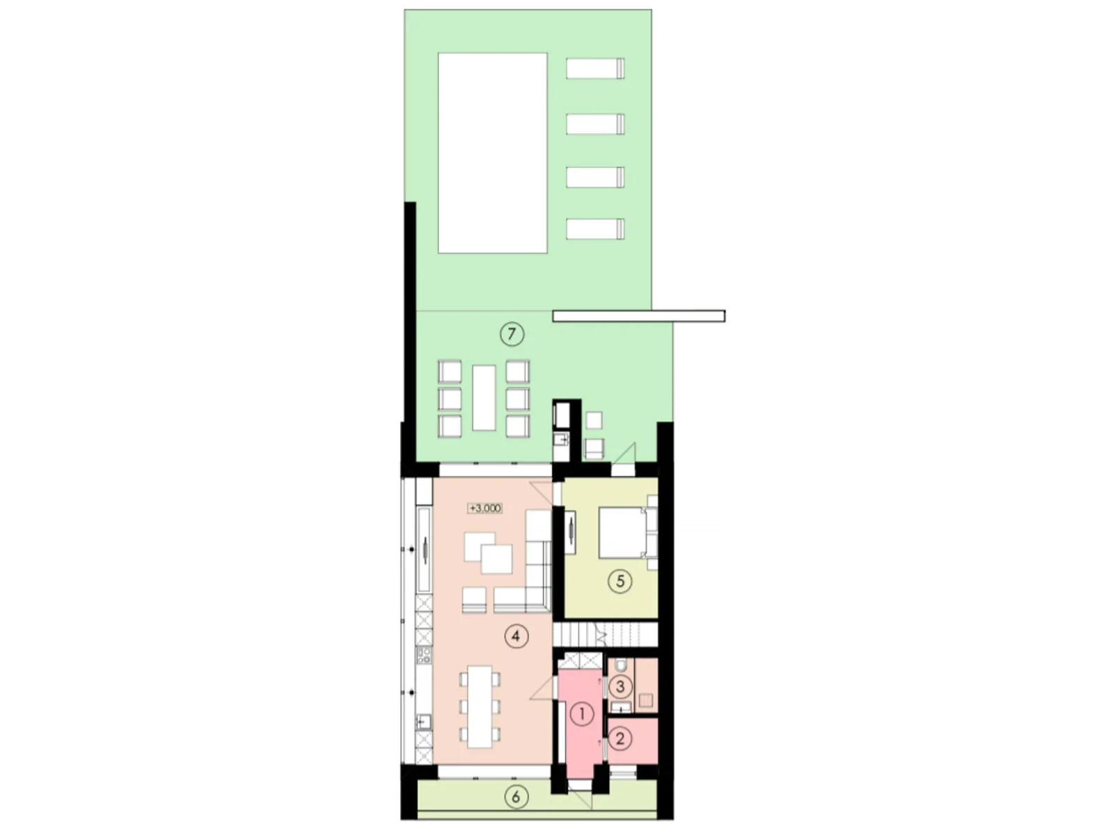 Продается дом на 2 этажа 204.4 кв. м с мебелью, ул. Чкалова, 36