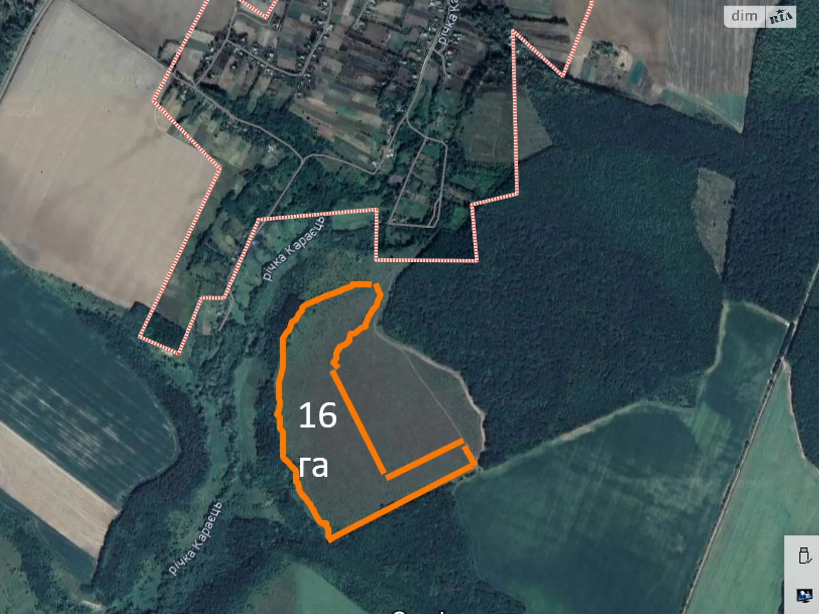 Продается земельный участок 16 соток в Винницкой области, цена: 50900 $