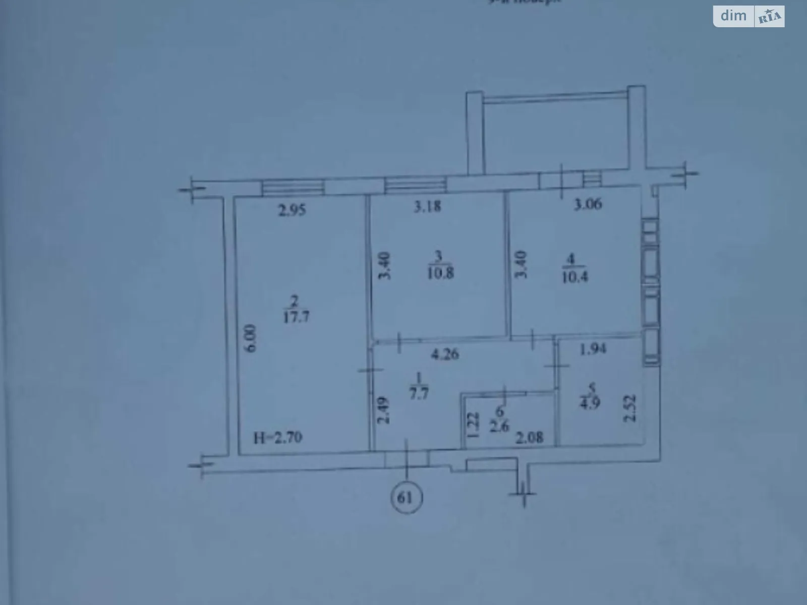 Продается 2-комнатная квартира 57 кв. м в Харькове, цена: 37000 $