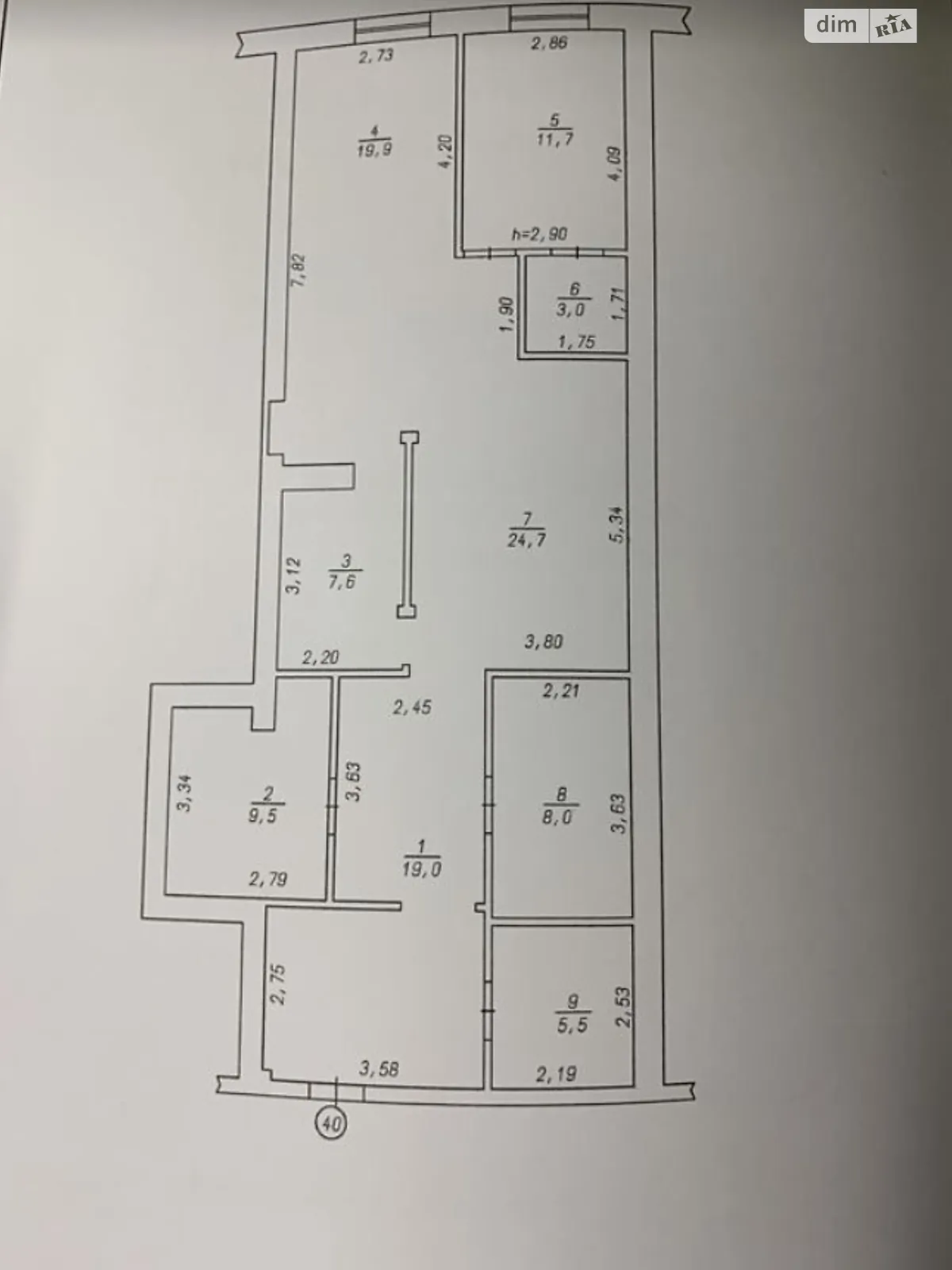 Продается 2-комнатная квартира 109 кв. м в Хмельницком