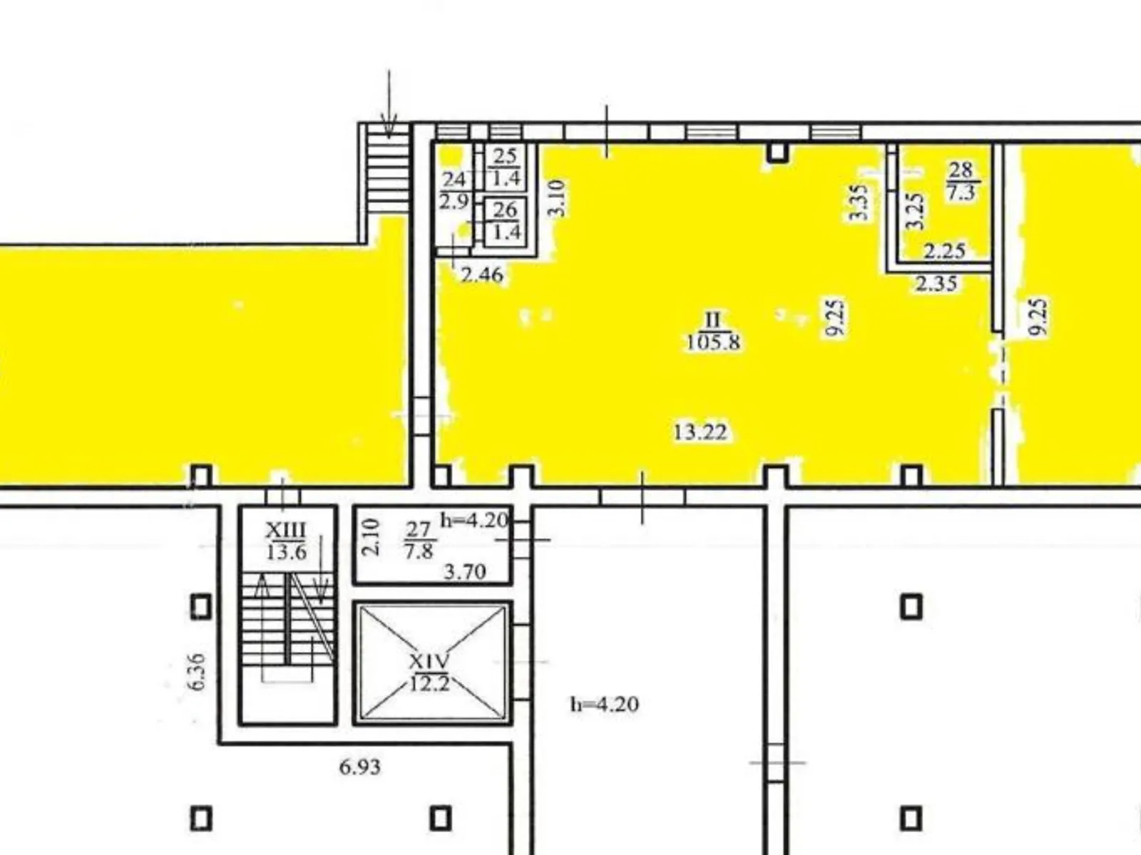 Сдается в аренду помещения свободного назначения 285.2 кв. м в 1-этажном здании, цена: 20175 грн