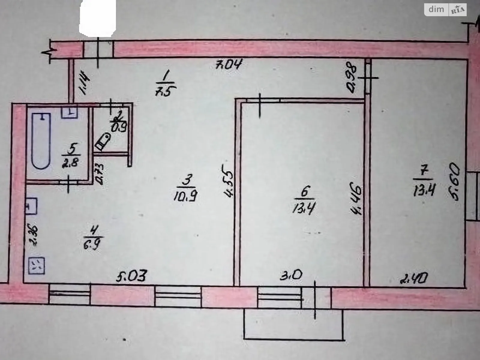 Продається 2-кімнатна квартира 56 кв. м у Житомирі, вул. Покровська