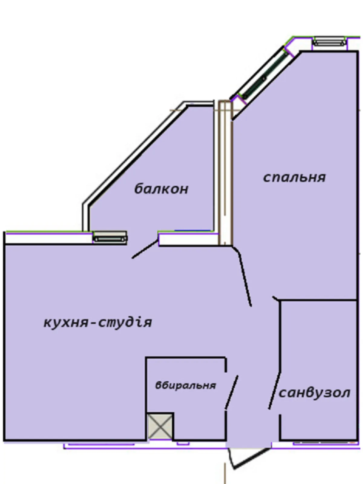 Продається 1-кімнатна квартира 49 кв. м у Одесі, вул. Генуезька, 1 - фото 1