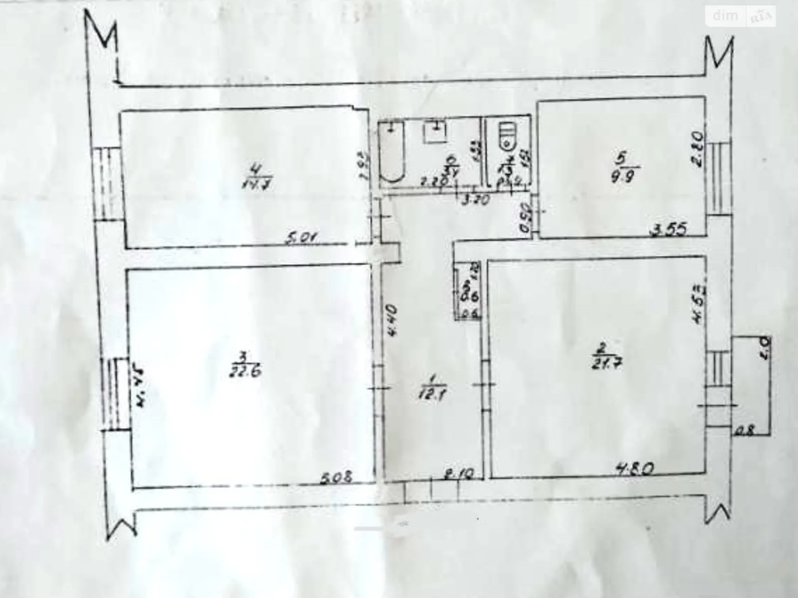 Продається 3-кімнатна квартира 85.7 кв. м у Петрівці, Лядова