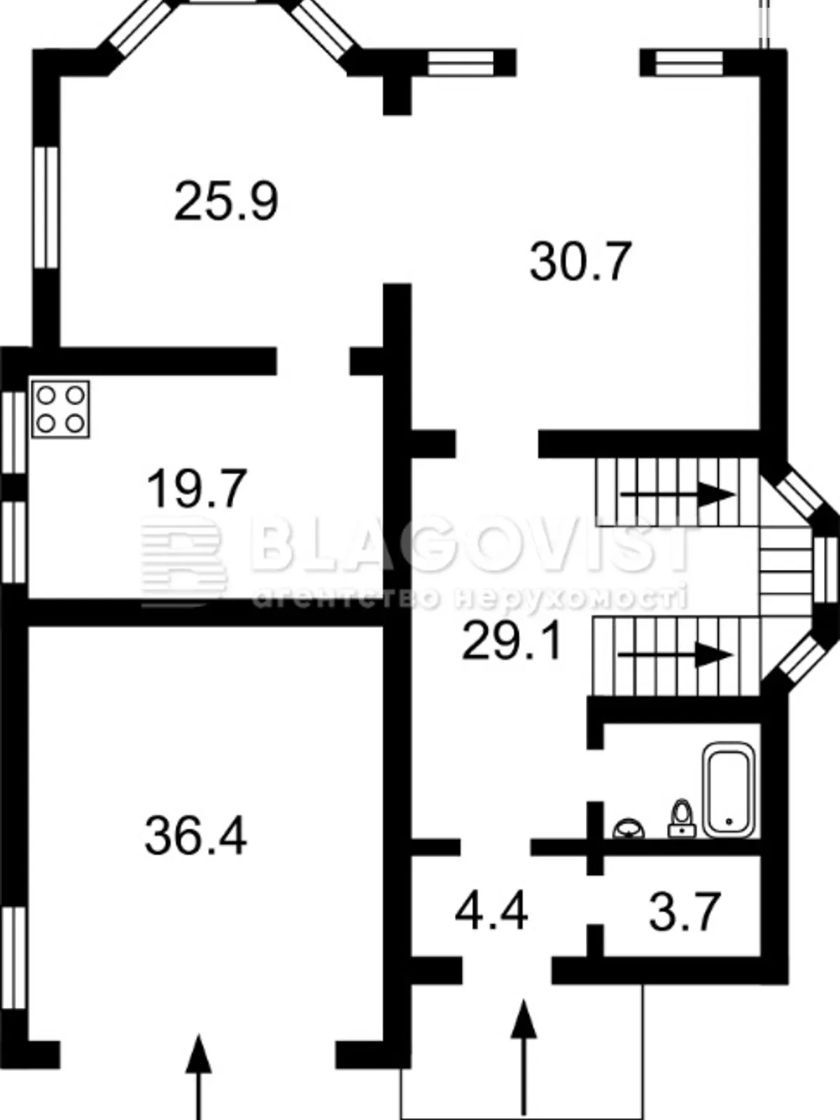Продается дом на 3 этажа 426 кв. м с верандой - фото 3