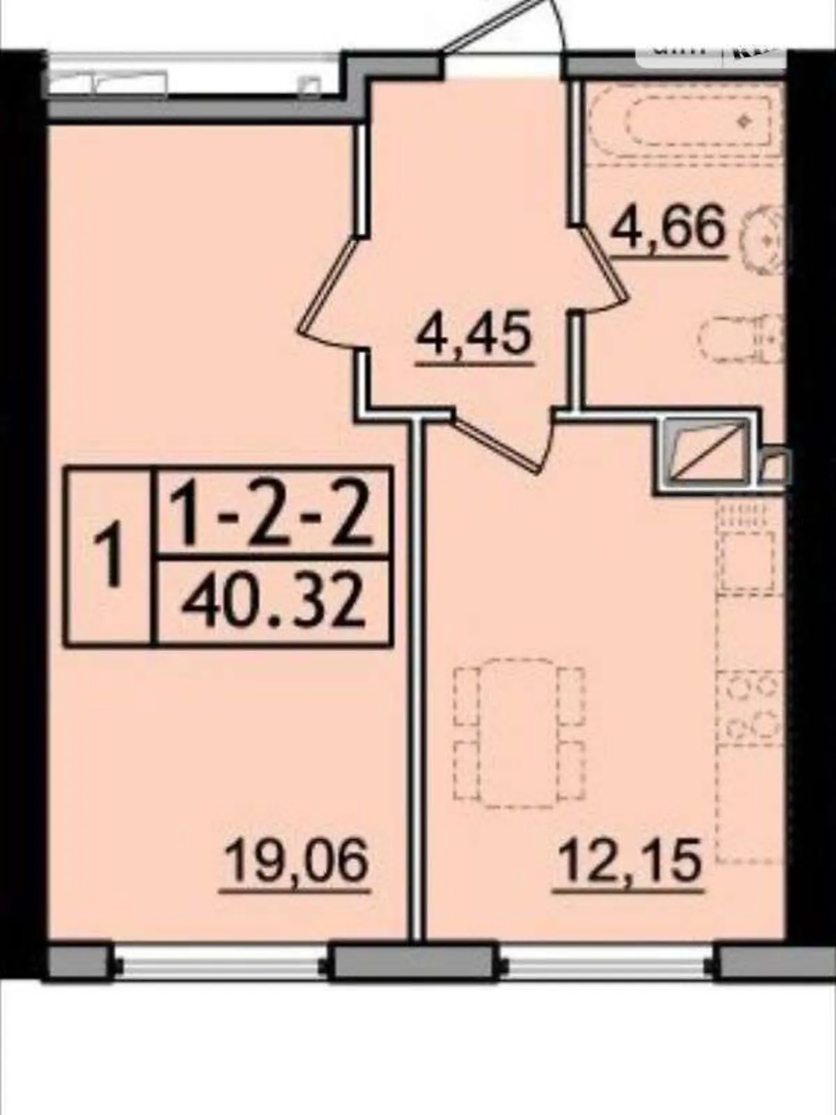 Продается 1-комнатная квартира 40 кв. м в Одессе, ул. Академика Сахарова, 3Д