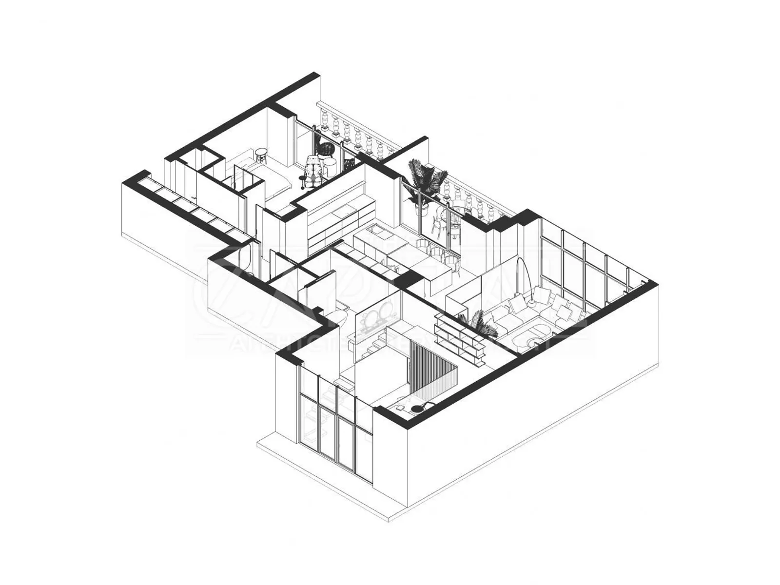 Продается 3-комнатная квартира 199 кв. м в Киеве, пер. Лукьяновский, 2