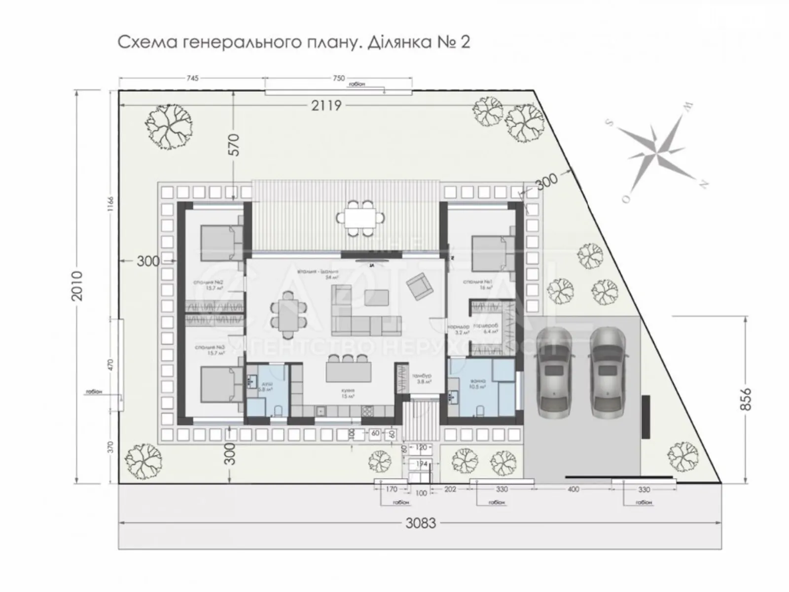 Продается одноэтажный дом 160 кв. м с гаражом, цена: 195000 $