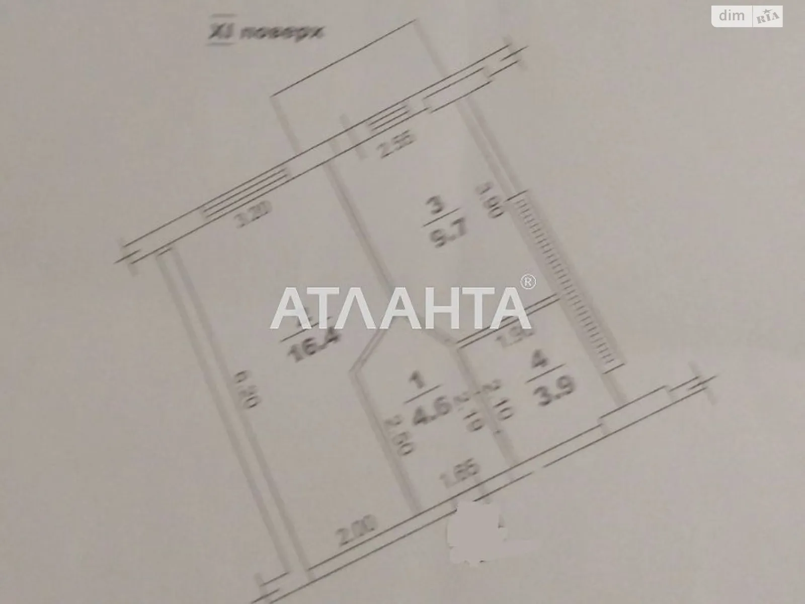 Продается 1-комнатная квартира 35.7 кв. м в Одессе, ул. Люстдорфская дорога, 100В - фото 1