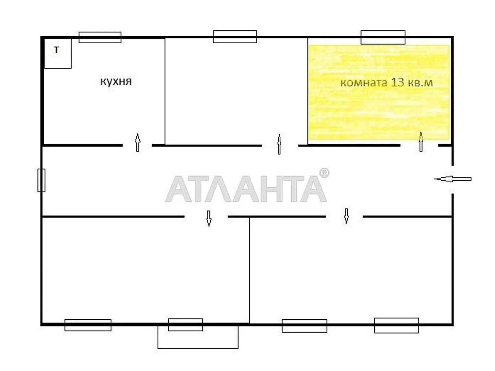 Продається кімната 85 кв. м у Одесі, цена: 7500 $