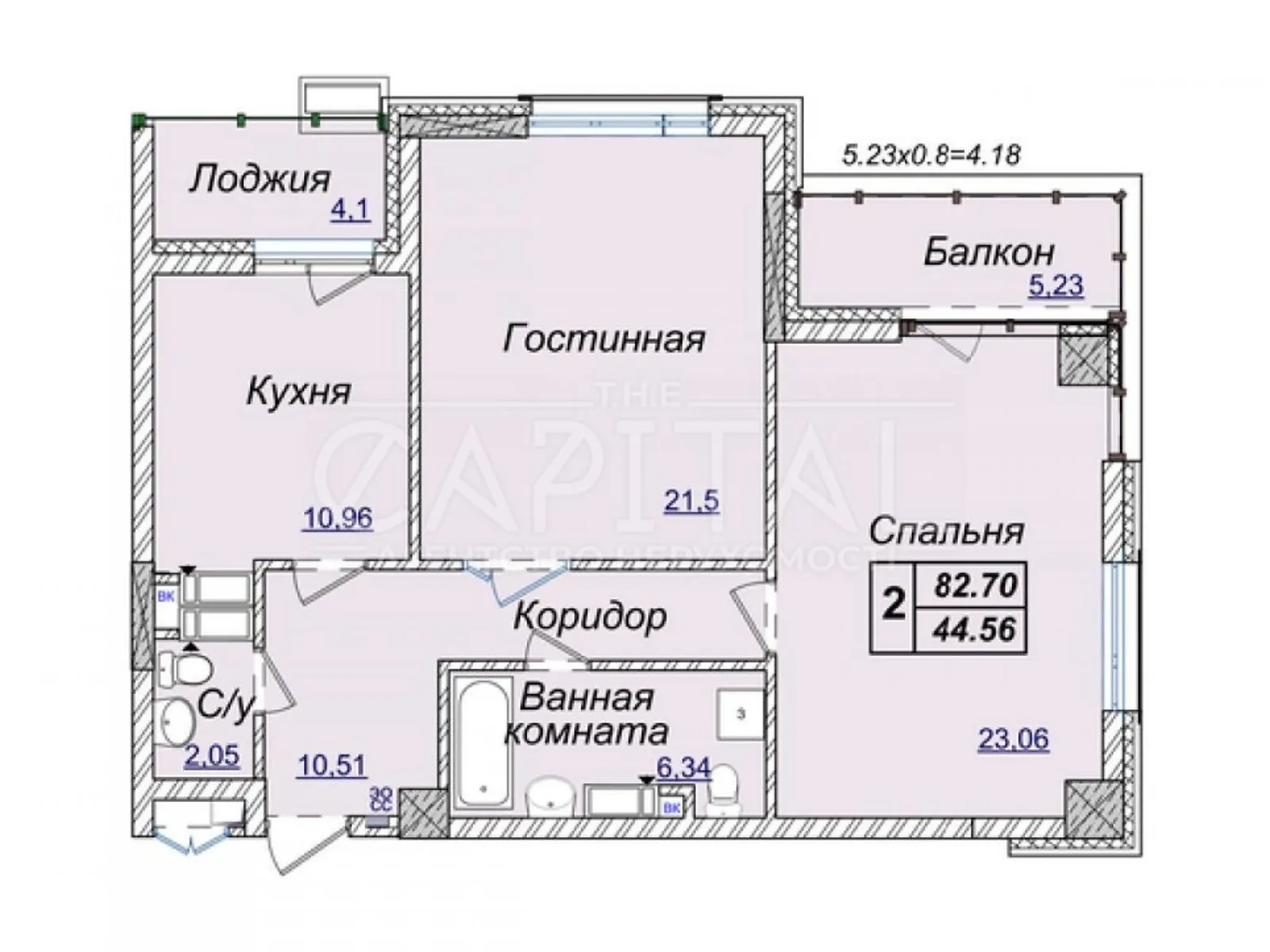 Продается 3-комнатная квартира 82 кв. м в Киеве, ул. Андрея Верхогляда(Драгомирова) - фото 1